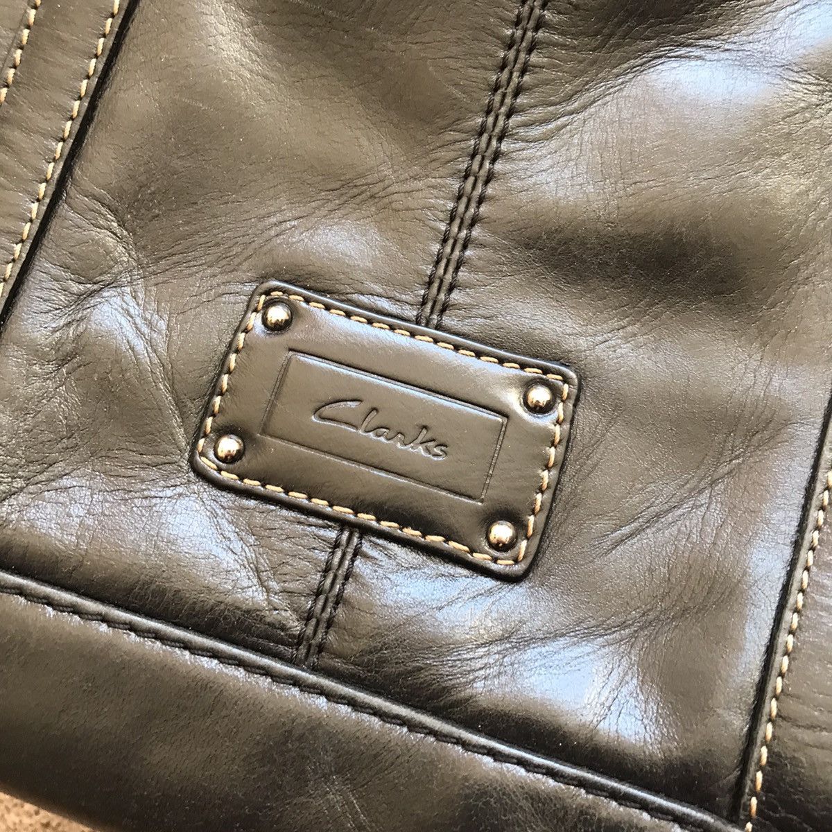 Vintage Vintage Y2K Black Leather Shoulder Bag Japanese Streetwear O Size ONE SIZE - 5 Thumbnail