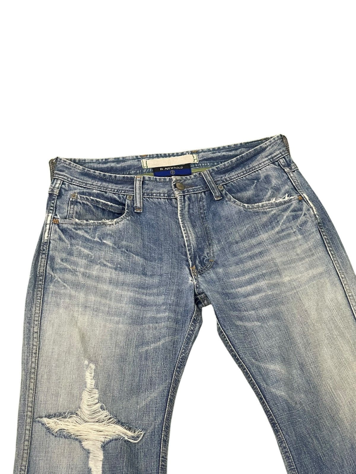 Paul Smith Flare Jeans R Newbold Paul Smith Faded Distres Boot Cut 1🟦9 Size US 32 / EU 48 - 8 Thumbnail