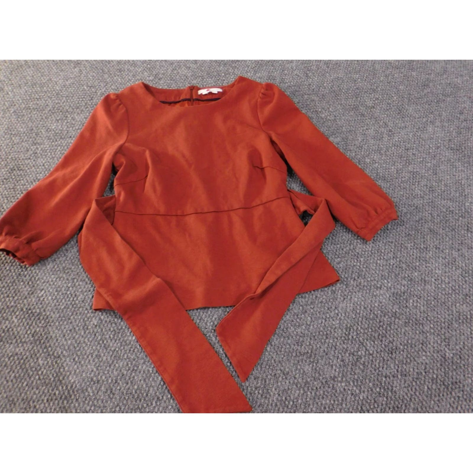 Boden Boden Blouse Women 8P Orange Round Neck Knit Cotton Pullover Petite Regular Size M / US 6-8 / IT 42-44 - 3 Thumbnail