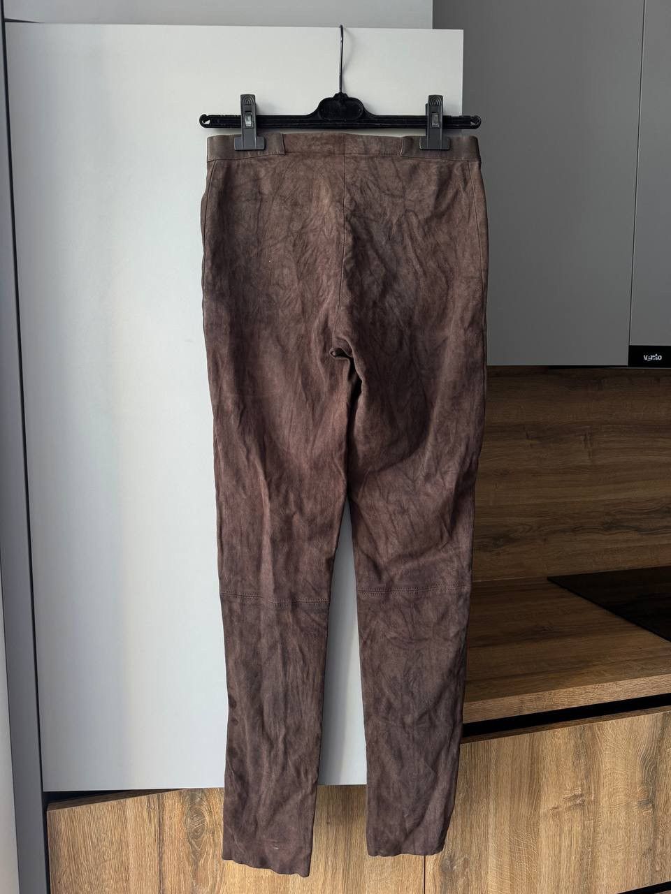 Alice + Olivia Alice + Olivia Suede Brown Zip Pants Size 28" / US 6 / IT 42 - 5 Thumbnail