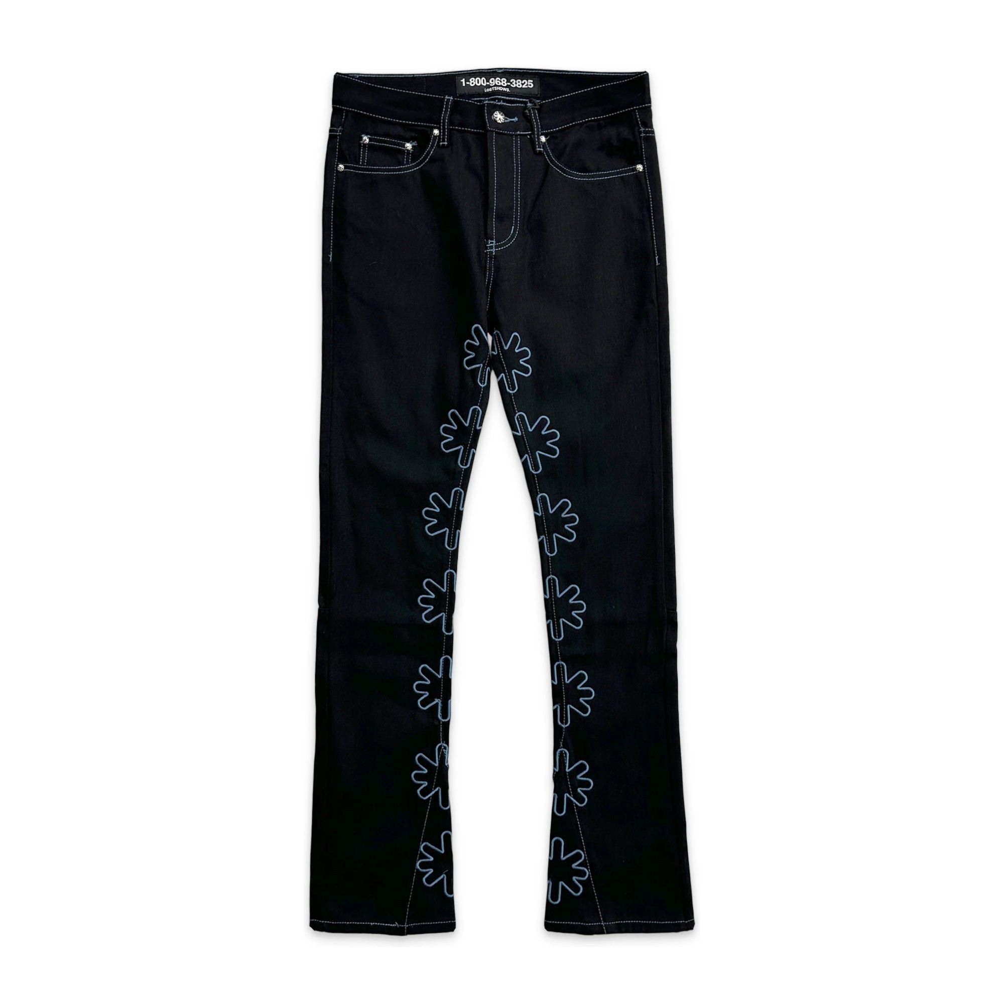 LOSTSHDWS Lost Shdws Black Royal Outline Denim Size US 38 / EU 54 - 1 Preview