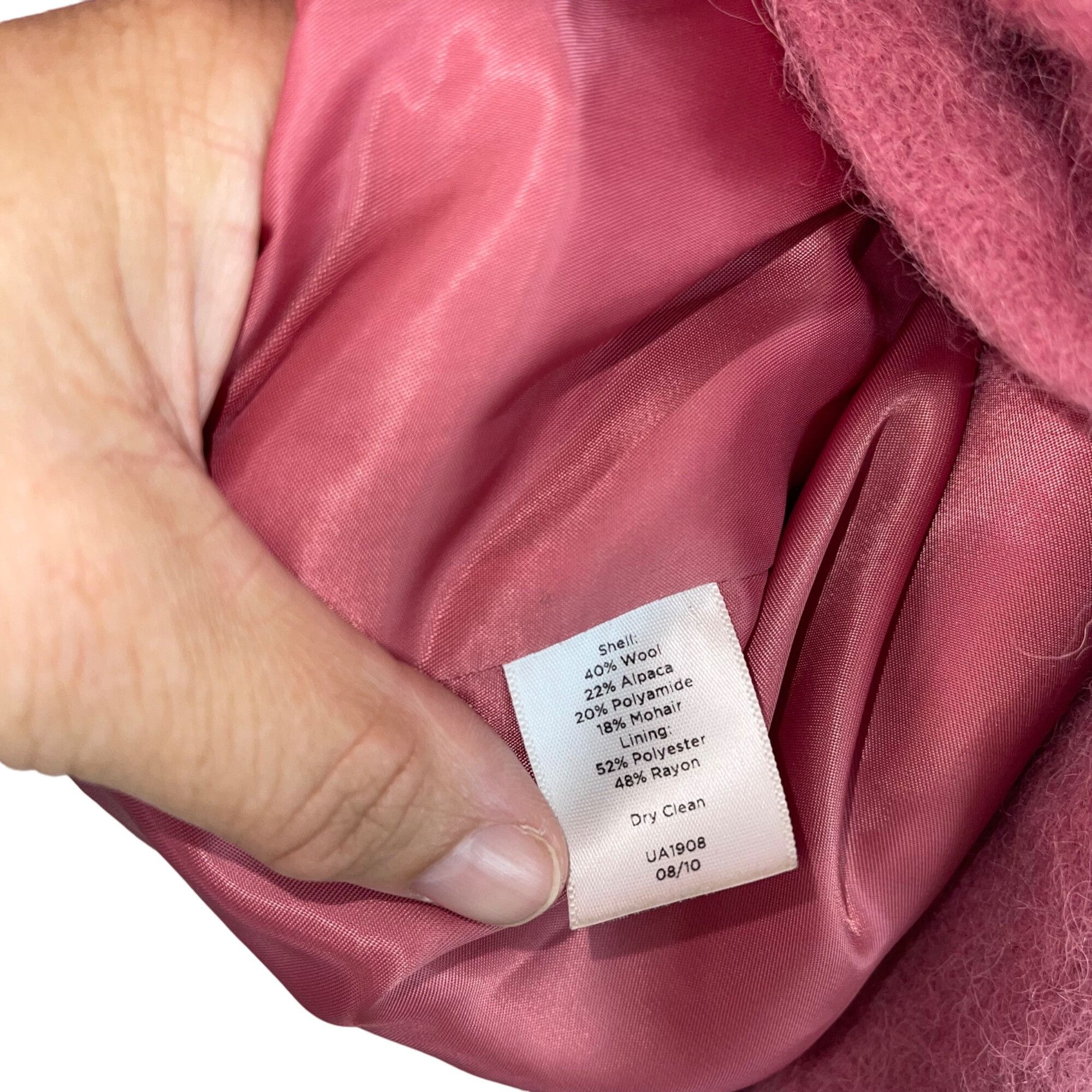 Talbots Talbots Womens Coat Size Large Pink Pockets Size L / US 10 / IT 46 - 6 Thumbnail