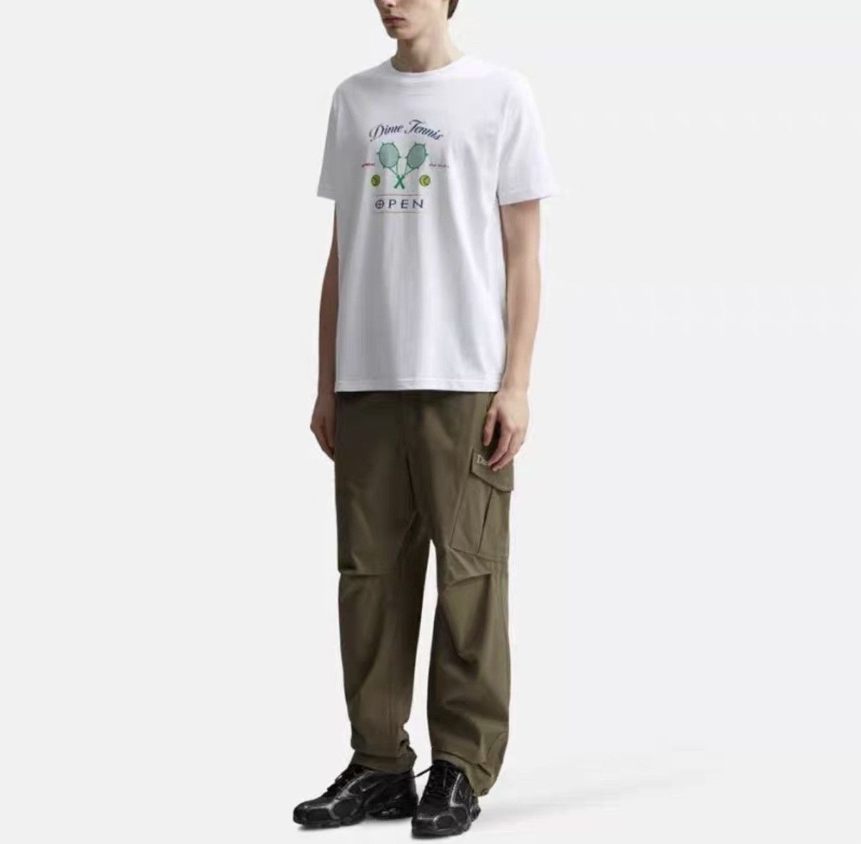 Dime Dime Tennis Court T-Shirt J44 Size L / US 10 / IT 46 - 5 Thumbnail