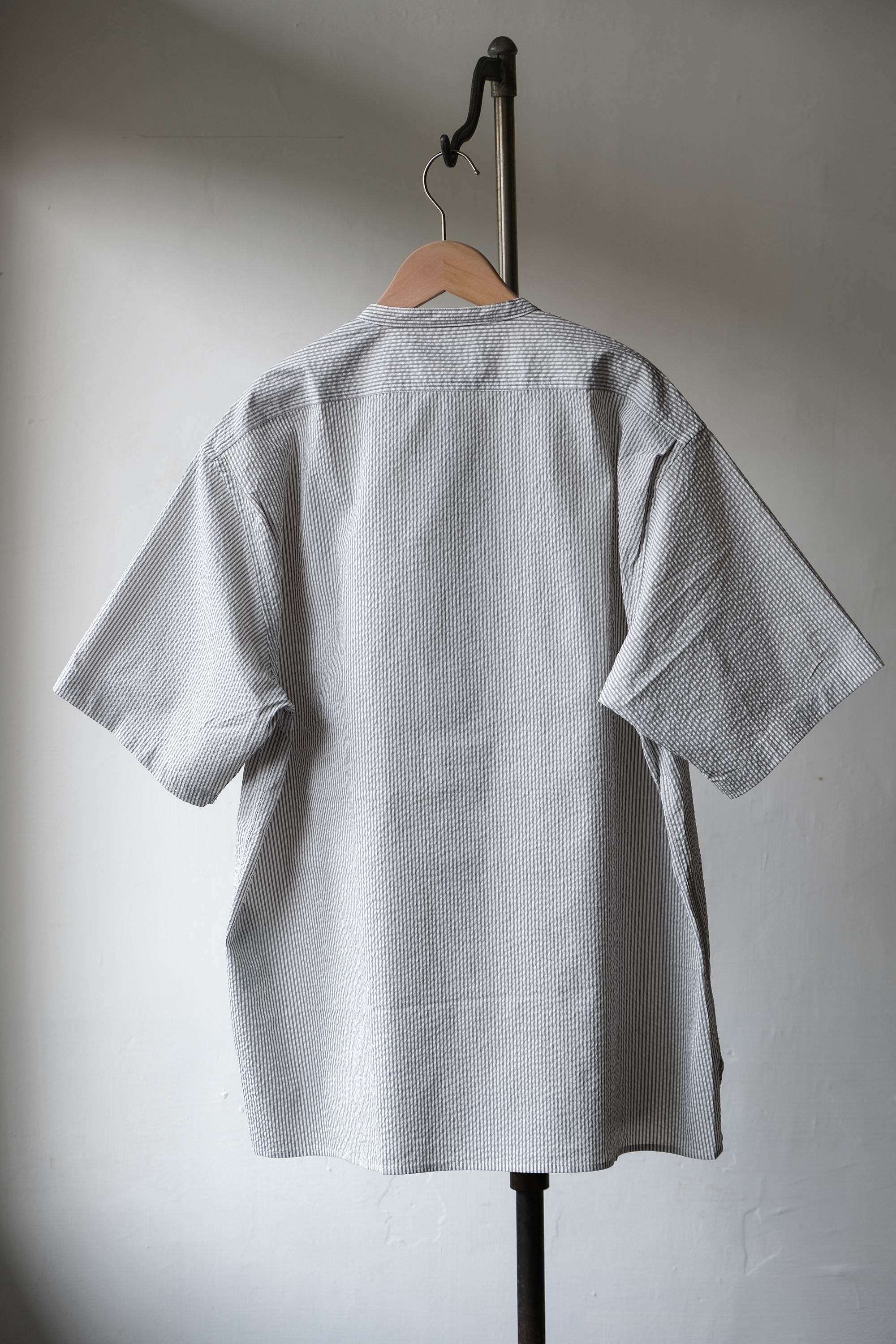 Nonnative Nonnative 19SS SCIENTIST PULLOVER SHIRT - SEERSUCKER STRIPE Size US L / EU 52-54 / 3 - 4 Thumbnail