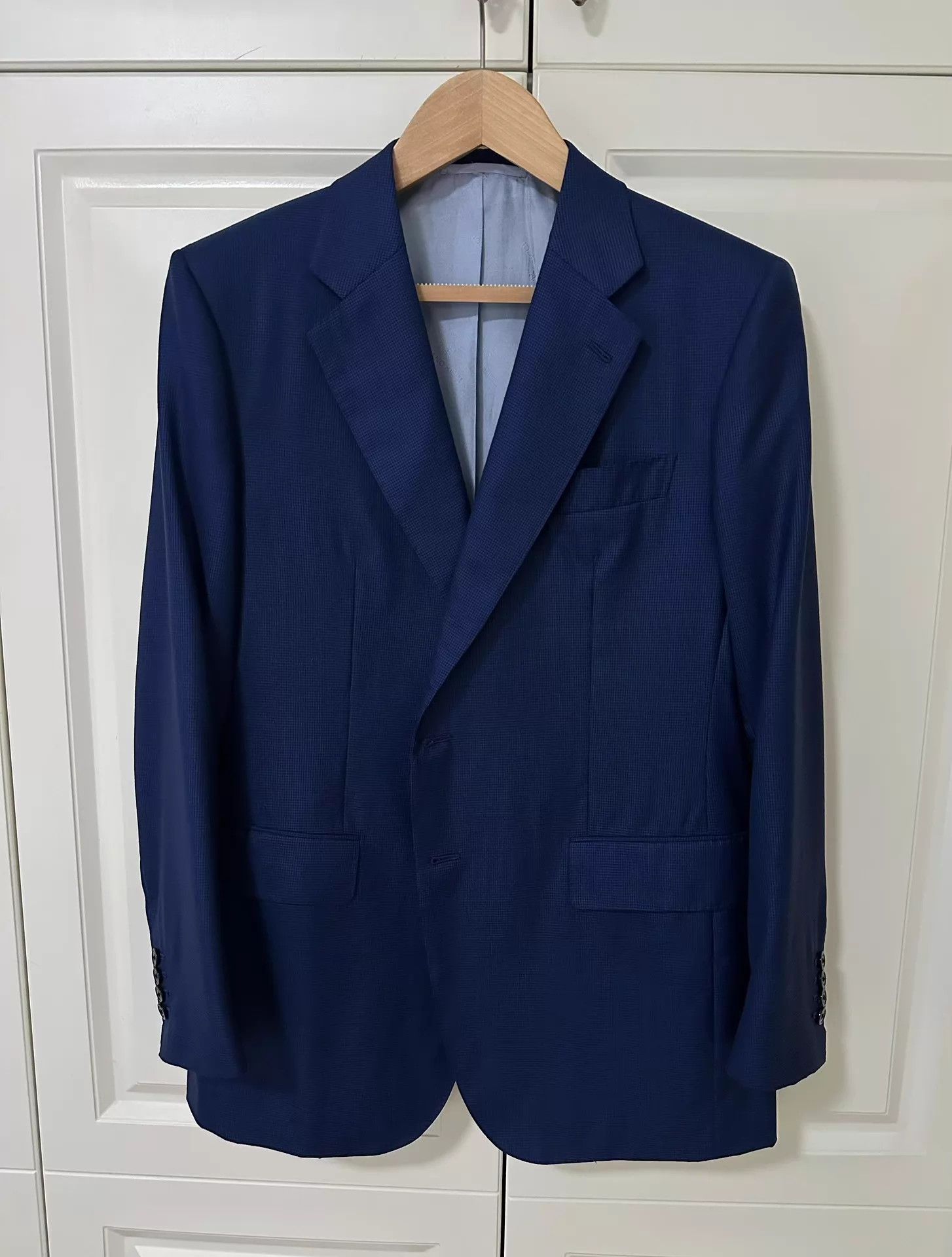 Stefano Ricci Stefano Ricci Blue Fine Wool-Blend Cashmere Blazer Size 54 Size US L / EU 52-54 / 3 - 1 Thumbnail