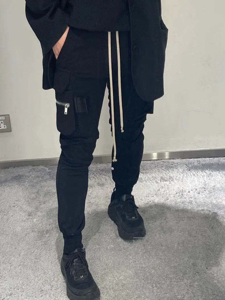Rick Owens Rick Owens Men's Black Cargo Pants. Size US 42 / EU 58 - 5 Thumbnail