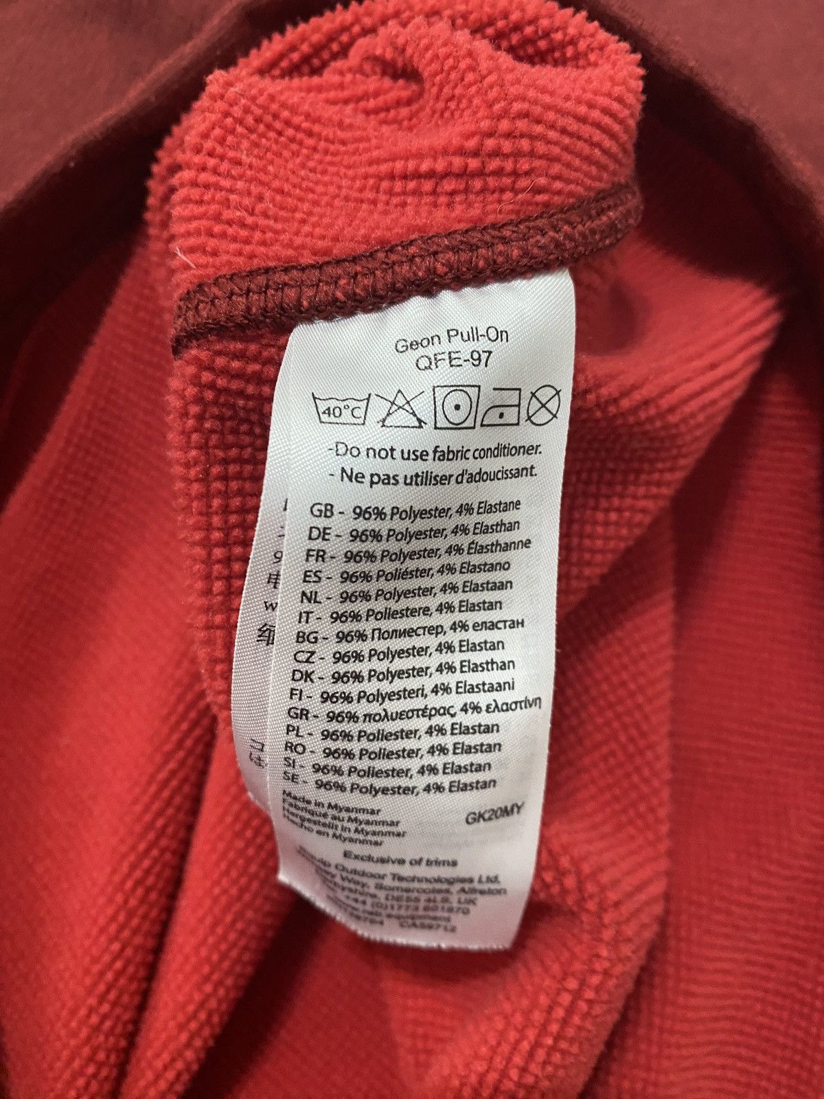 Rab Rab Geon Pull-On Half Zip Insulated Stretch Fleece Size US L / EU 52-54 / 3 - 10 Thumbnail