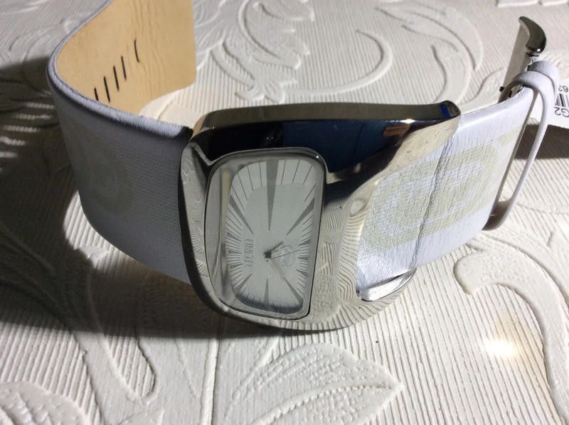Marc Ecko Unlted white silver leather strap watch Size ONE SIZE - 4 Thumbnail