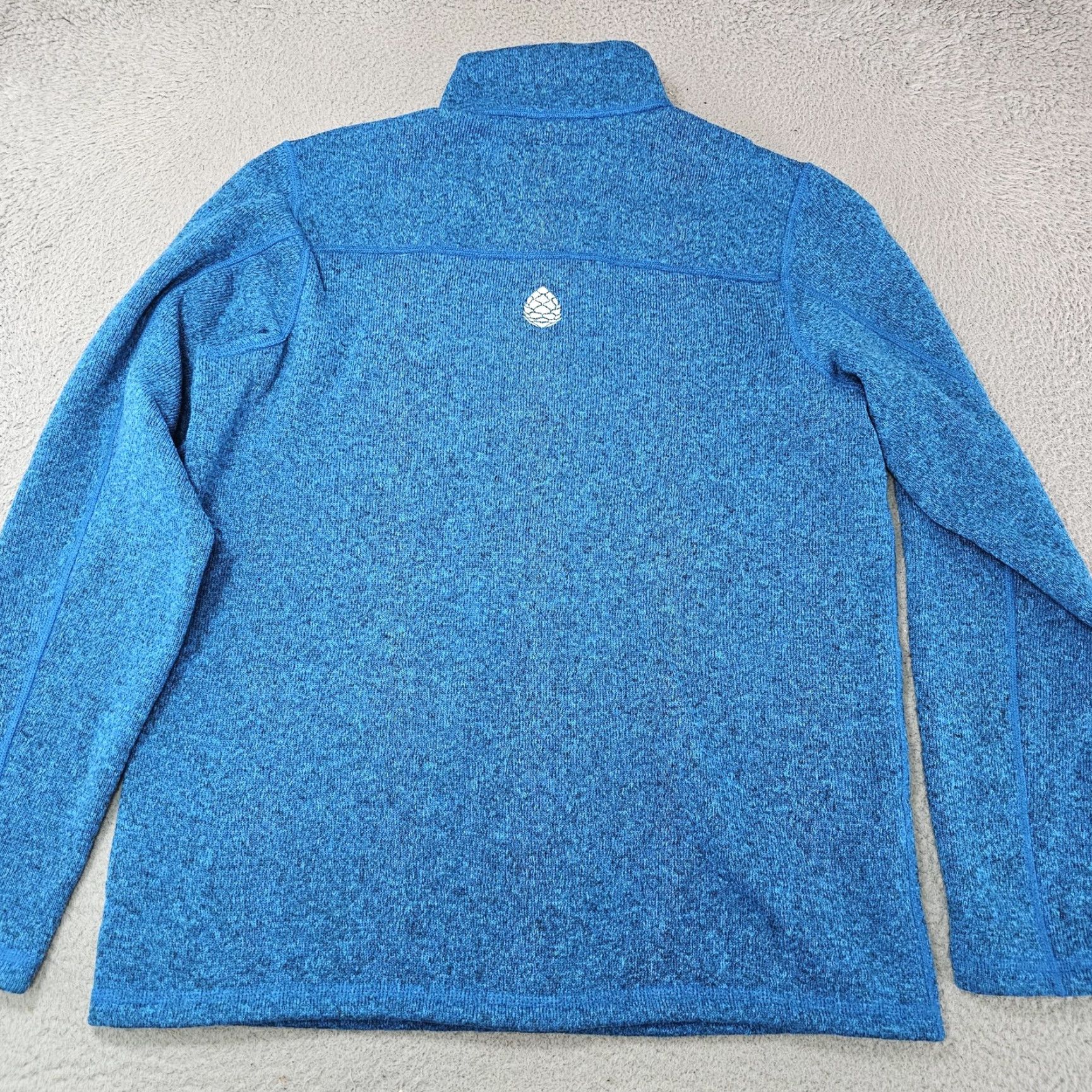 Vintage VINTAGE Stio Fleece Pullover Mens Small Blue Heathered 1/4 Zip Pocket Outdoor Sweater Size US S / EU 44-46 / 1 - 5 Thumbnail