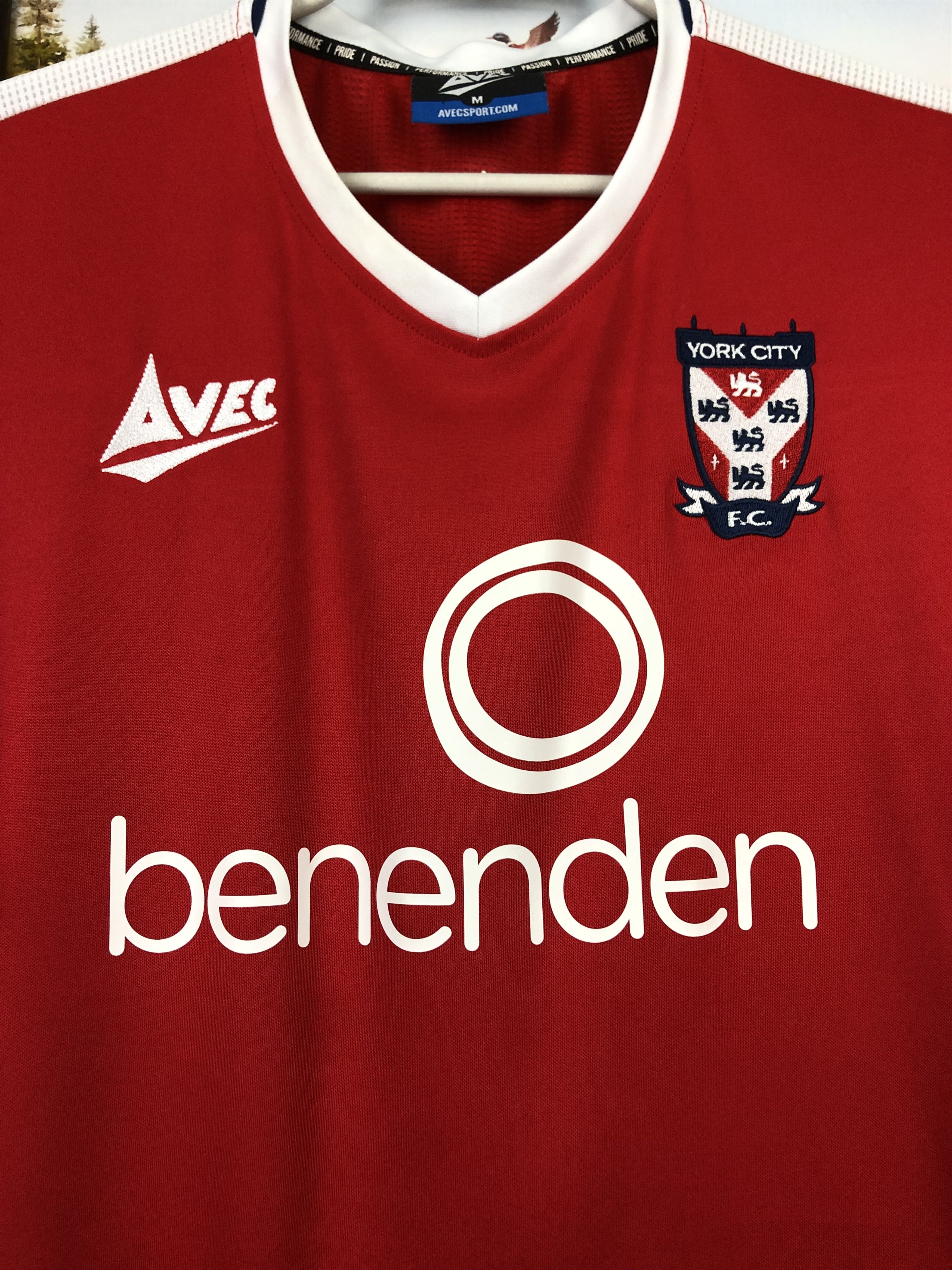Other York City Home football shirt 2017 Soccer Red Jersey Trikot Size US M / EU 48-50 / 2 - 3 Thumbnail