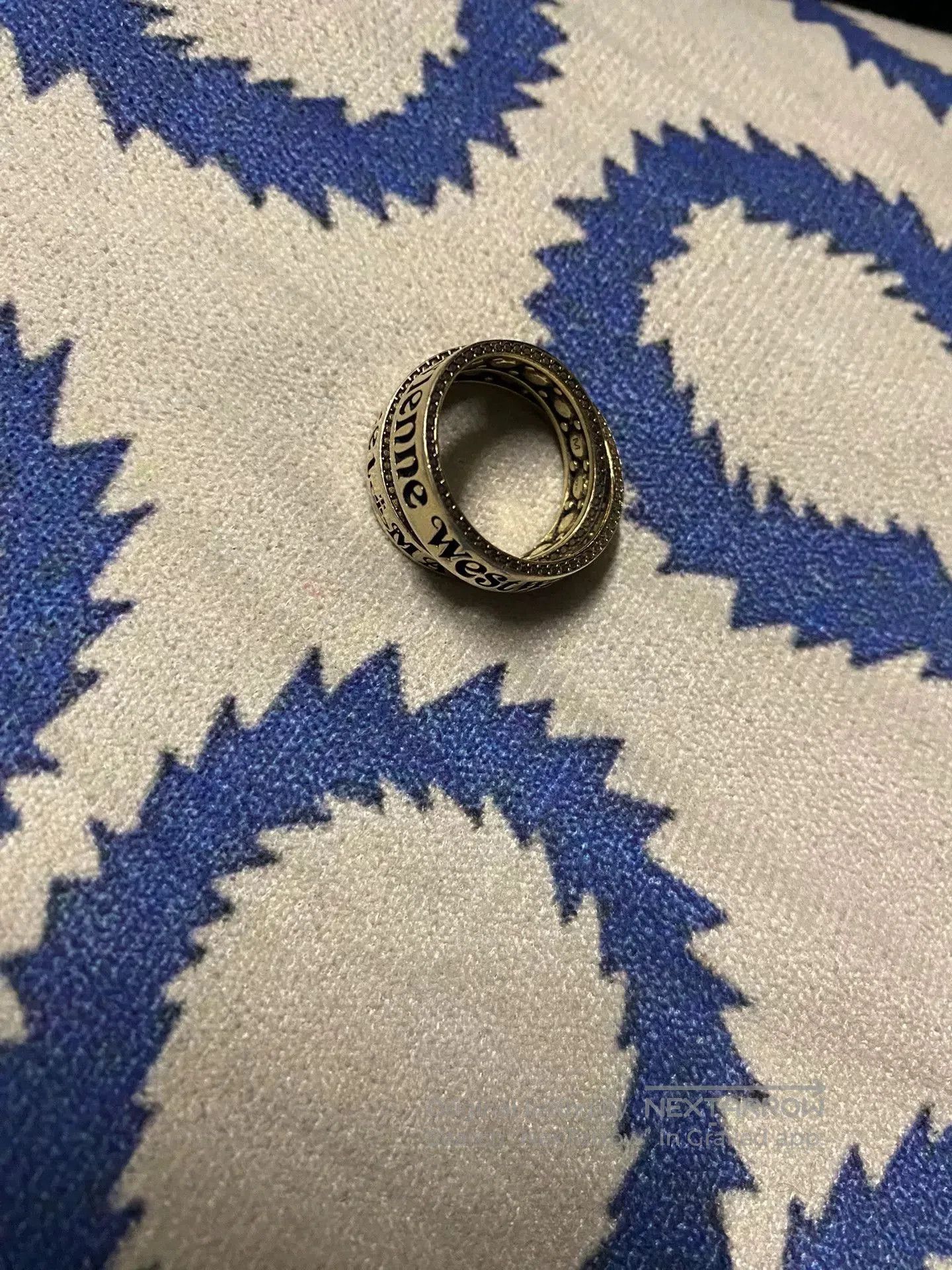 Vivienne Westwood vivienne westwood double-layer silver ring. Size ONE SIZE - 5 Thumbnail