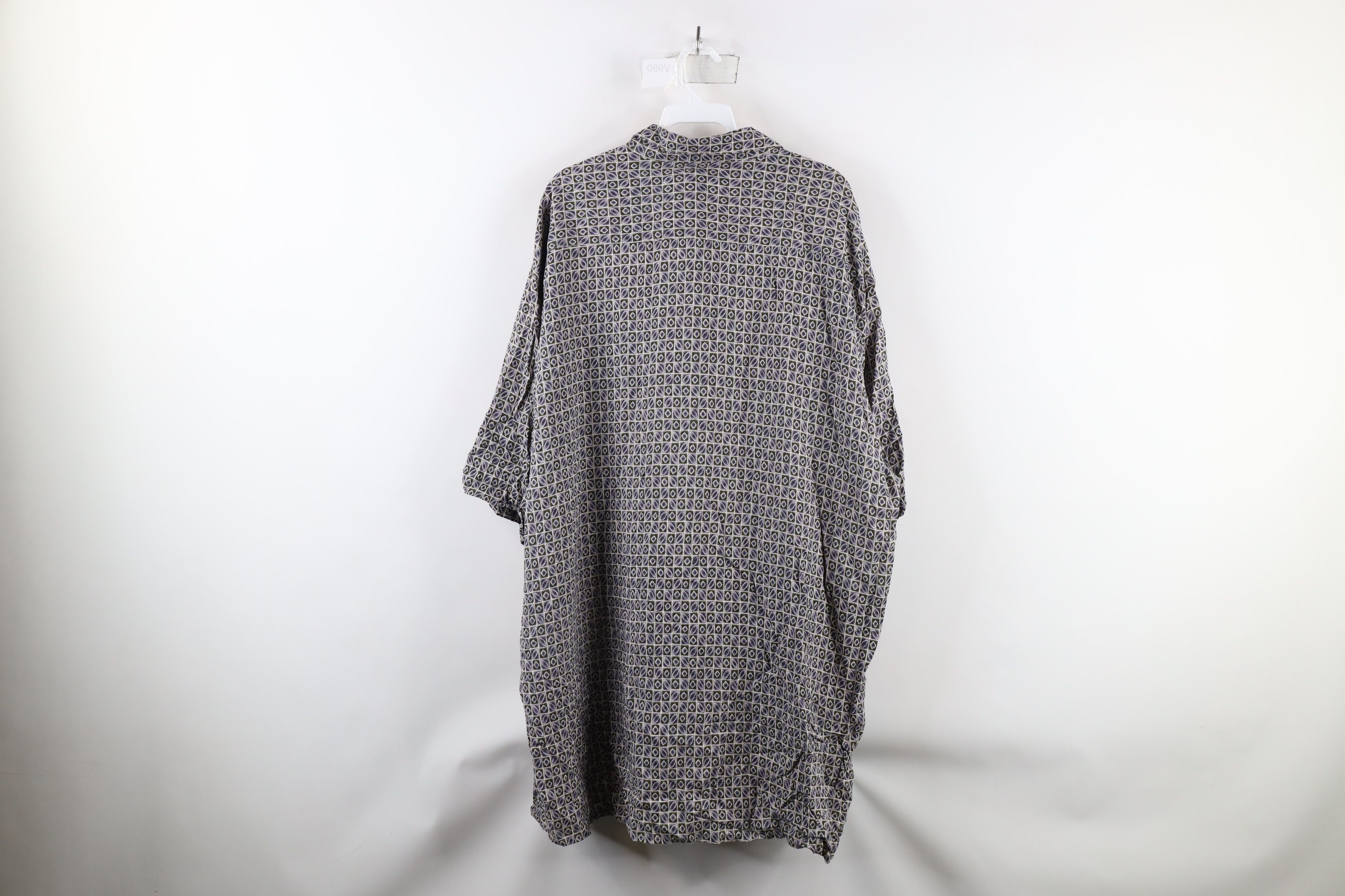 Vintage Vintage 90s Streetwear Rayon Short Sleeve Button Shirt Size US XXL / EU 58 / 5 - 7 Thumbnail