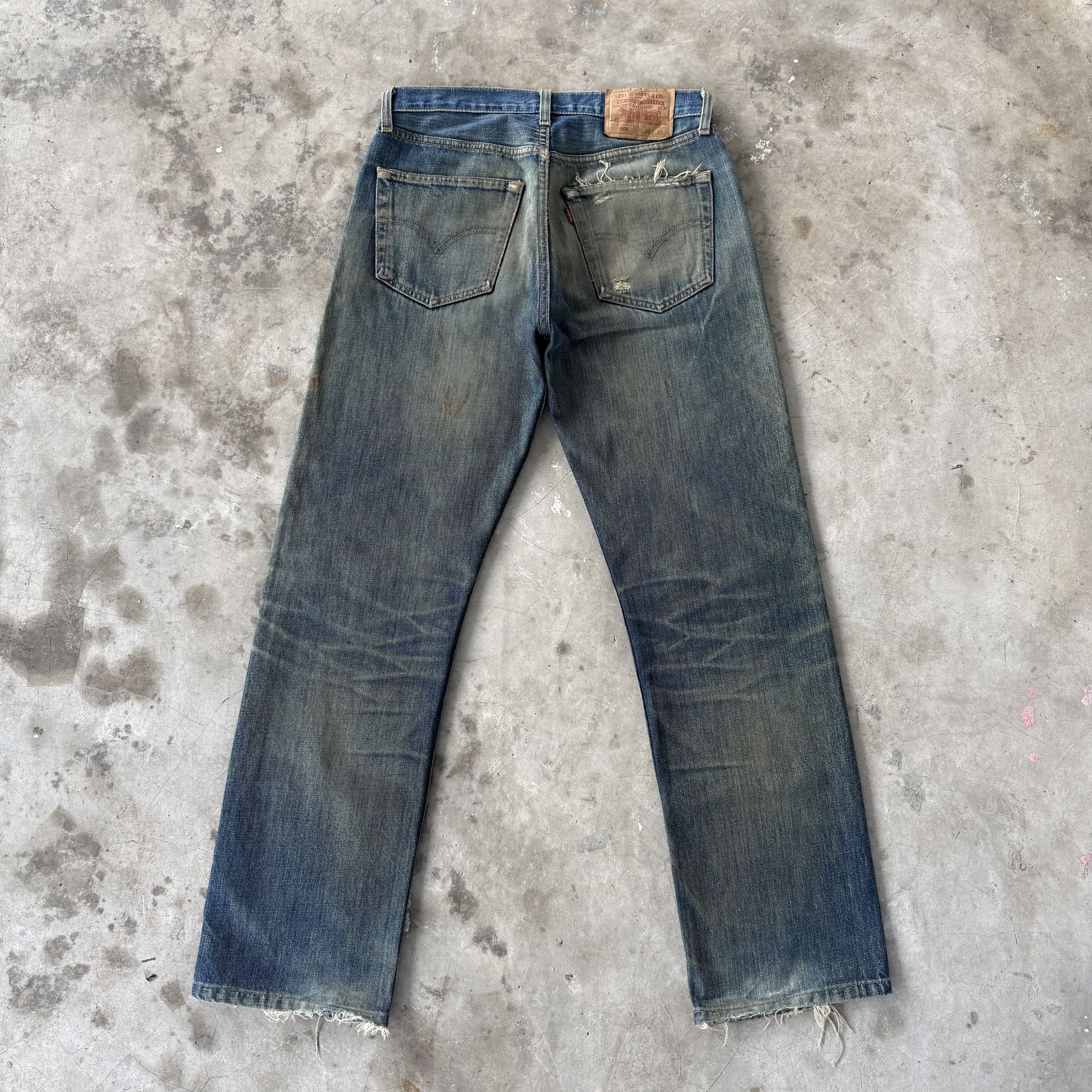 Levi's W30x29 Vintage Levi's 501 Rusty Denim Jean Size US 30 / EU 46 - 1 Thumbnail