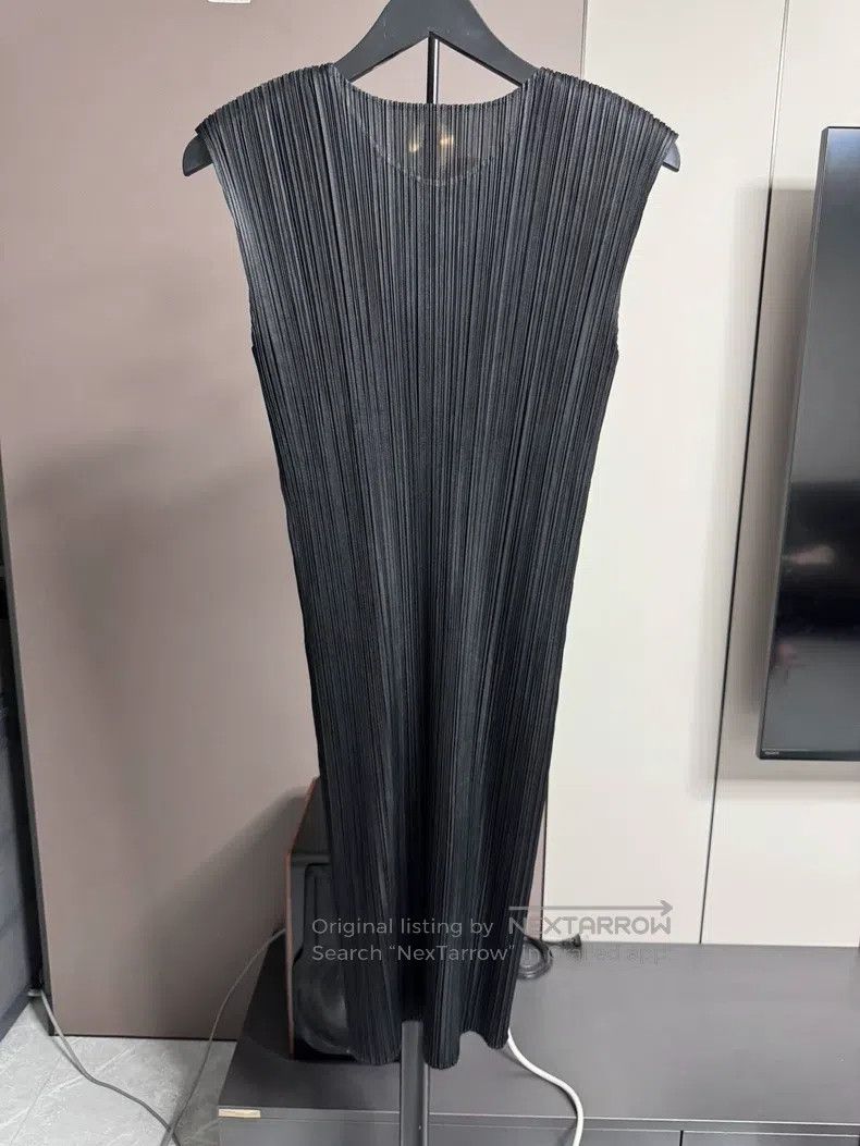 Issey Miyake Issey Miyake Black Dress Size L / US 10 / IT 46 - 2 Thumbnail