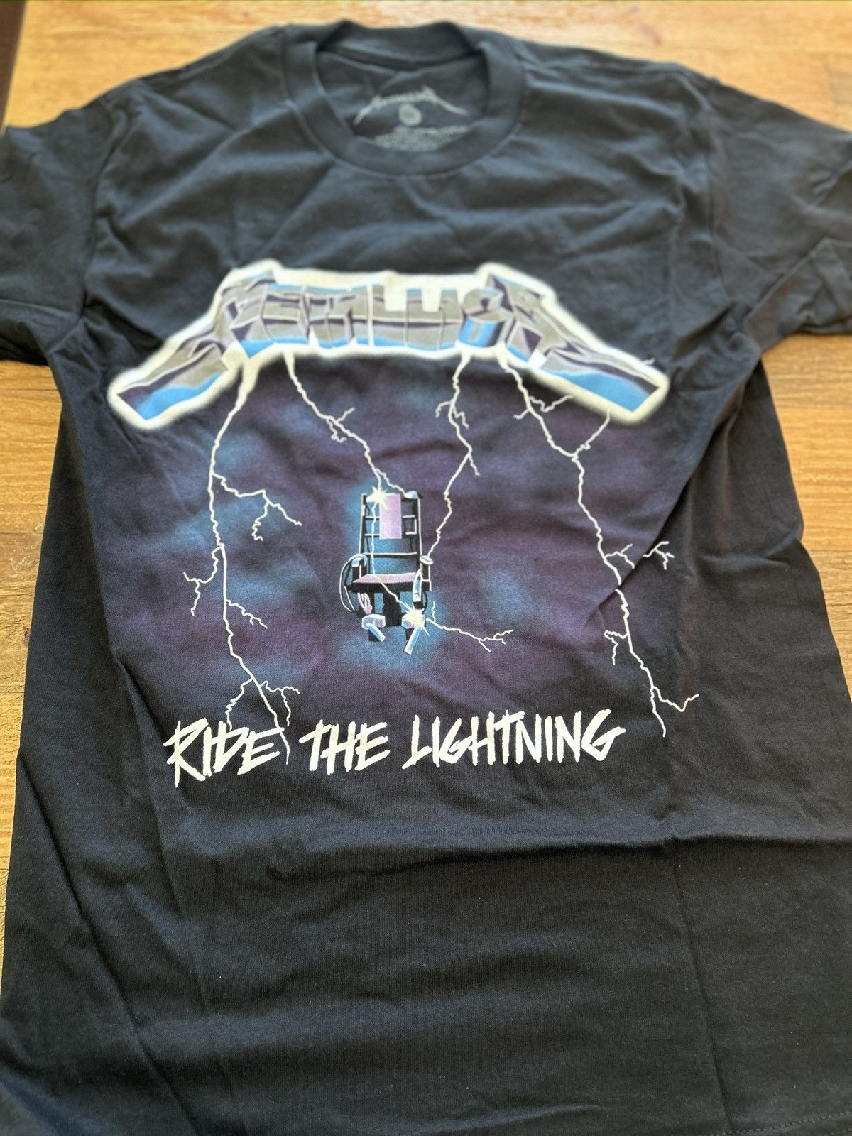 Metallica Metallica Ride the Lightning Mens T-Shirt - Brand New S Size US S / EU 44-46 / 1 - 1 Thumbnail