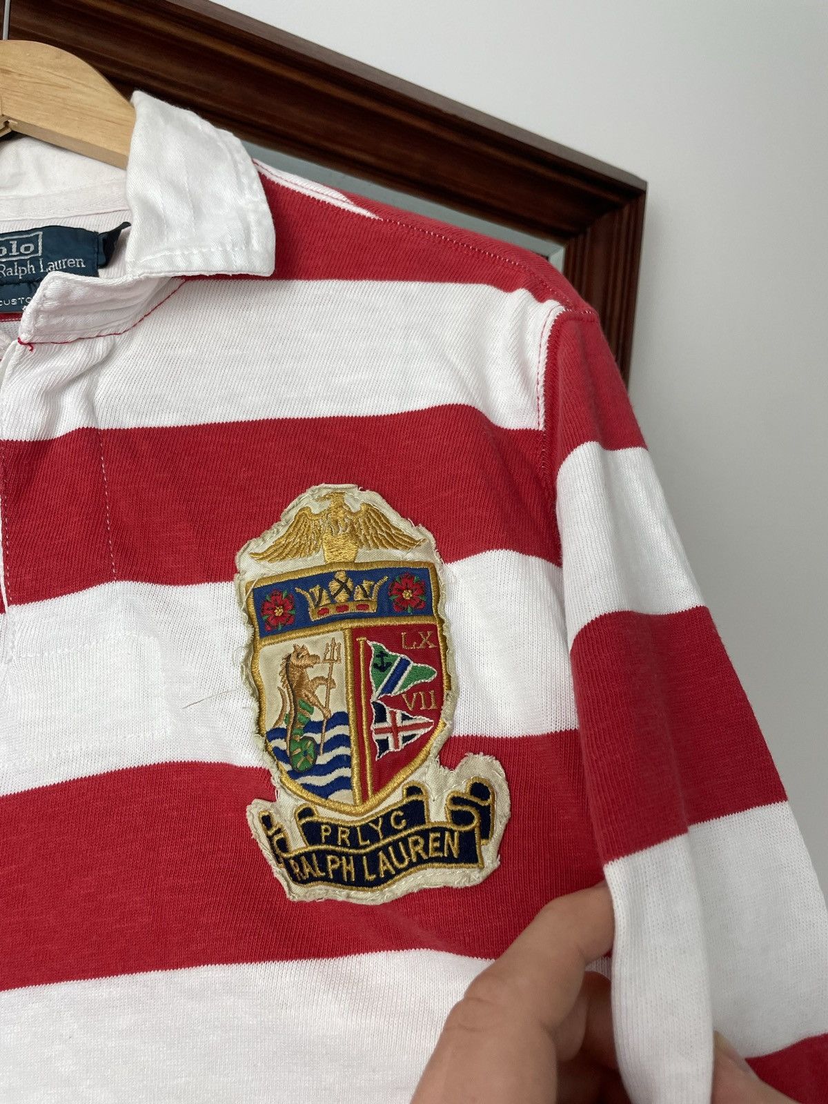 Ralph Lauren Polo Ralph Lauren Vintage Rugby Longsleeve Striped Hype ...