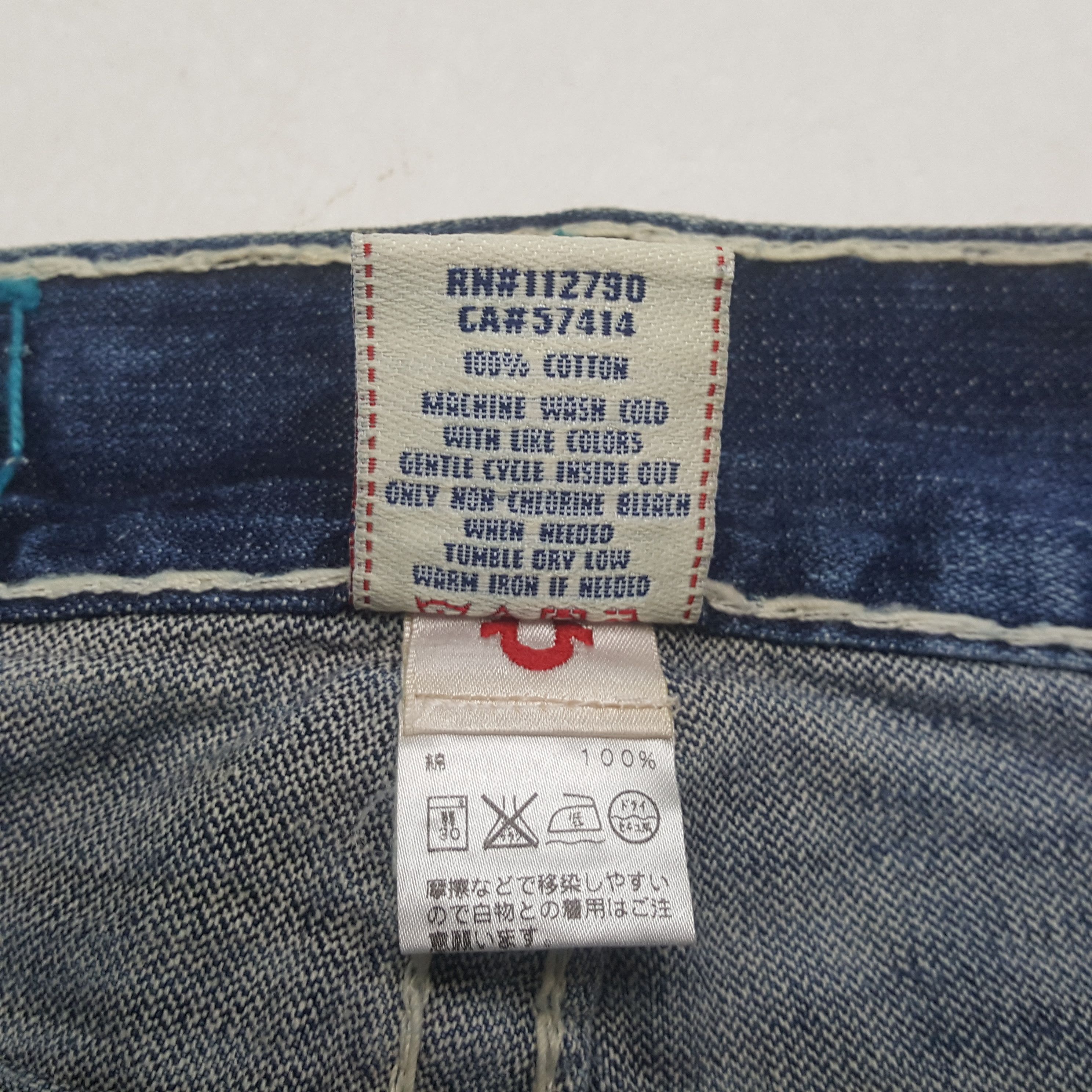 True Religion True Religion Streetwear Fashion Style Jeans C297N10 Size US 31 - 14 Thumbnail