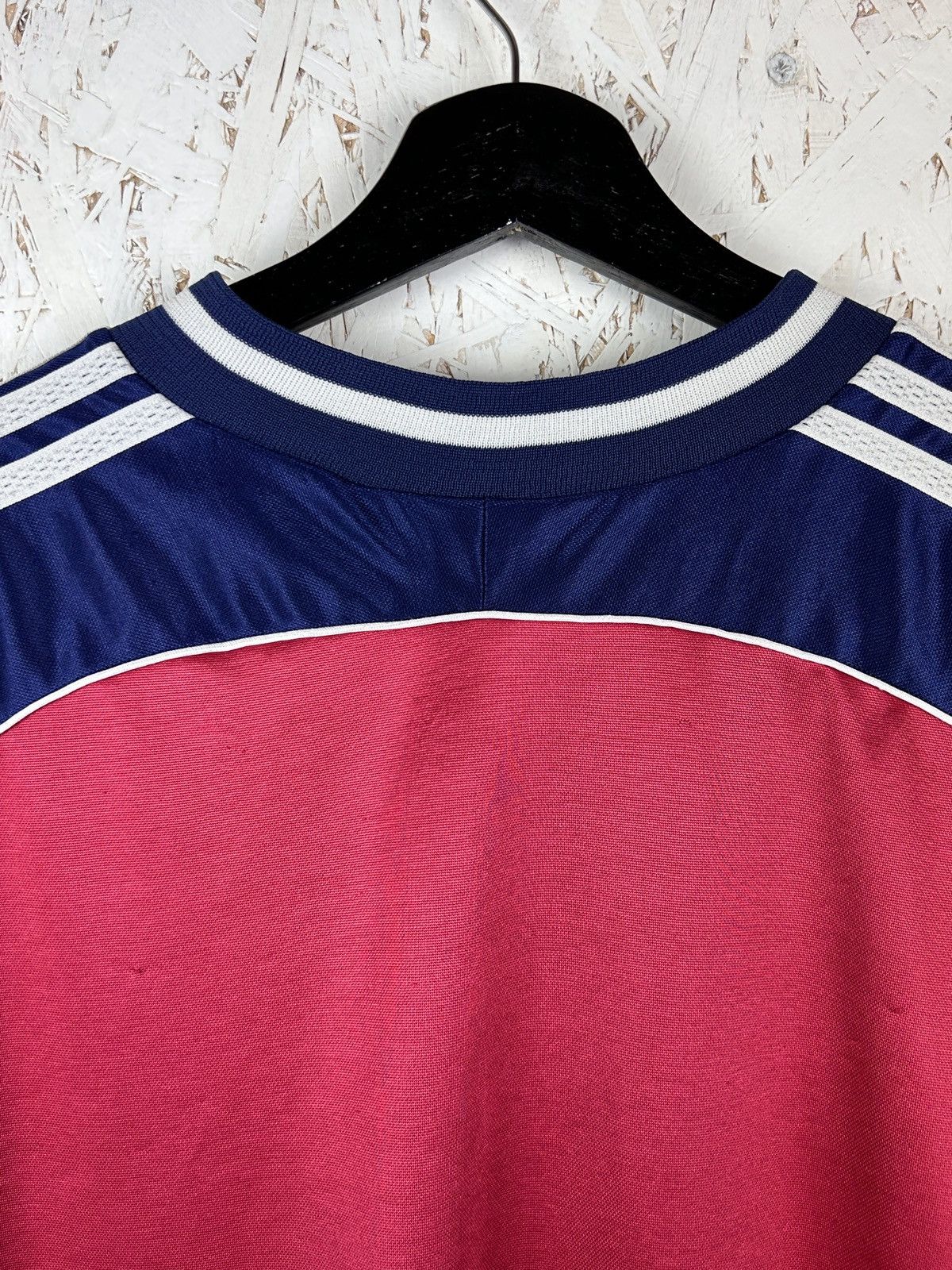 Adidas 90s Vintage Adidas Soccer Football Template Big Logo Jersey Size US XXL / EU 58 / 5 - 6 Thumbnail