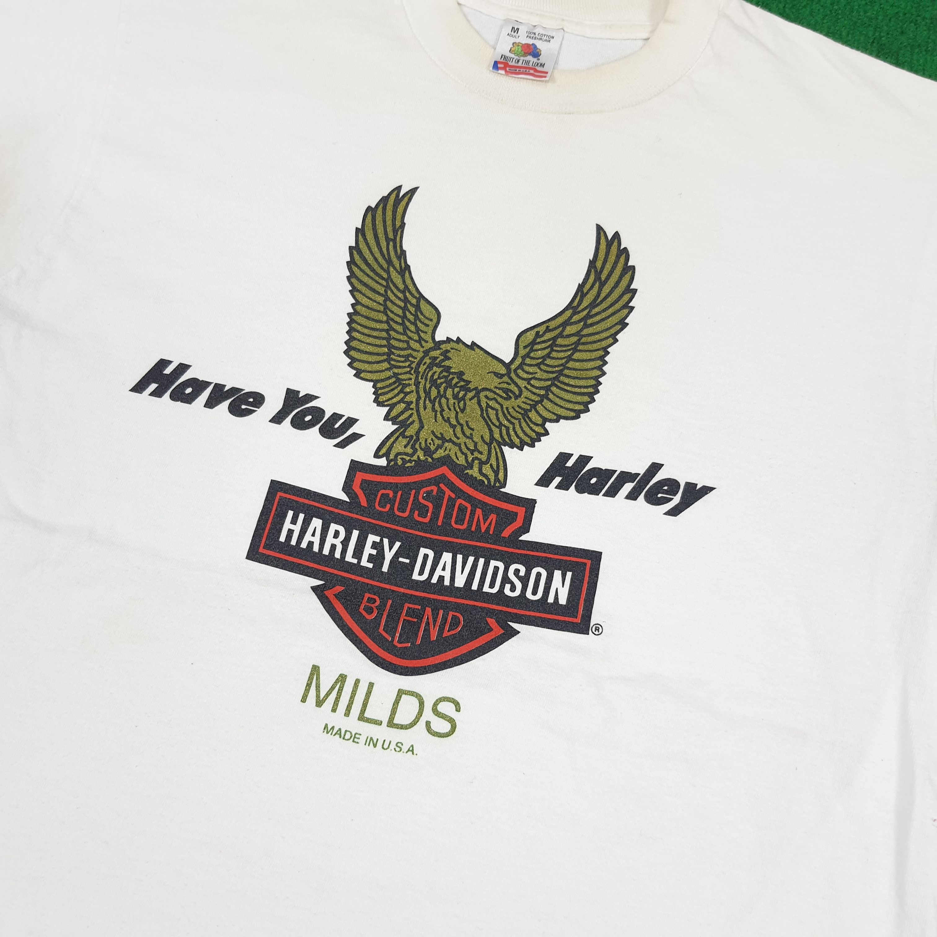 Harley Davidson Vintage Harley Davidson Milds USA T-shirt Size US M / EU 48-50 / 2 - 2 Thumbnail