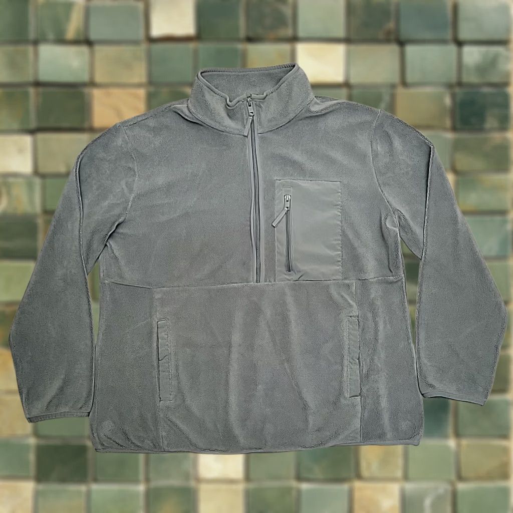 Vintage 32 Degrees Jacket Mens L Green Fleece 1/4 Zip Pullover Pocket Outdoor Hiking Shirt Sweater Casual Mens Size US L / EU 52-54 / 3 - 1 Thumbnail