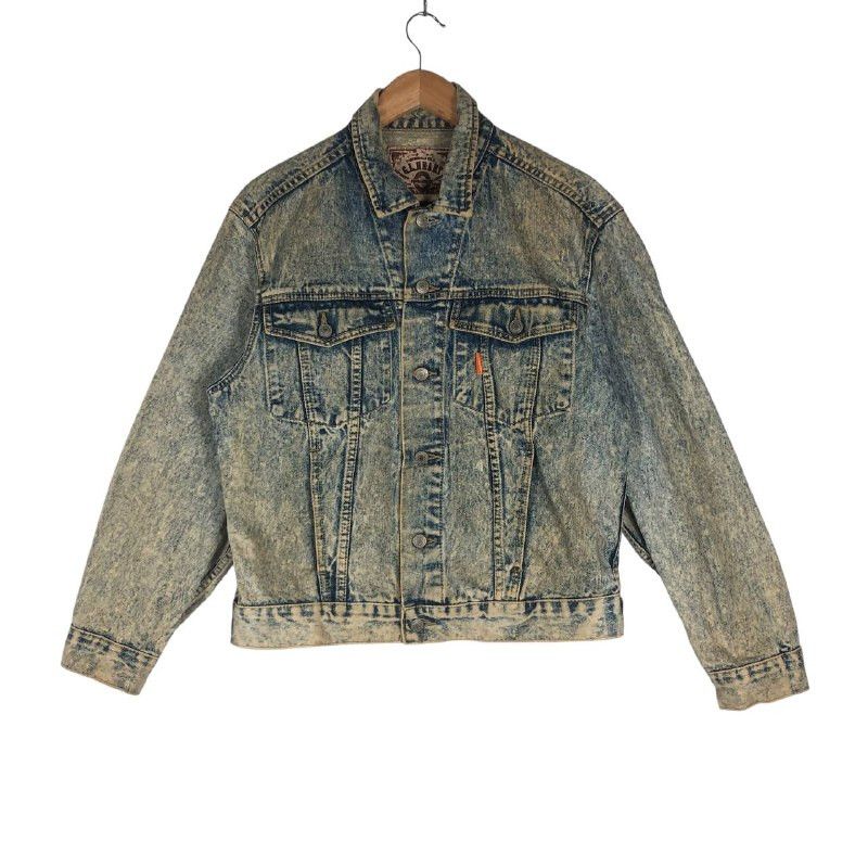Vintage Vintage G.L Heart Acid Wash Denim Jacket Size US M / EU 48-50 / 2 - 1 Thumbnail