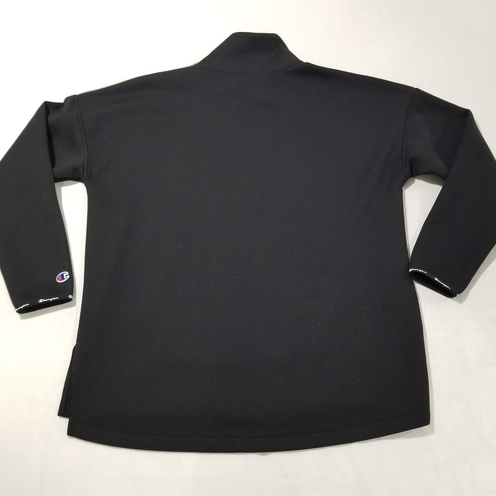 Champion Champion Sweatshirt Large Black Sport Mock Neck Pullover Size L / US 10 / IT 46 - 3 Thumbnail