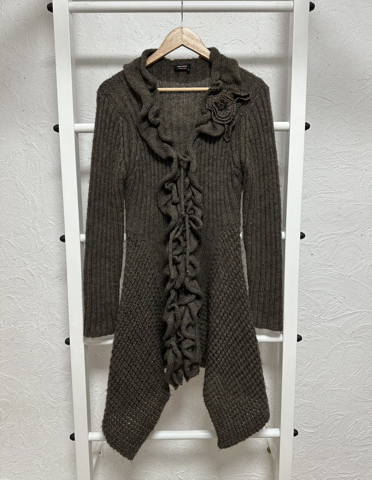 Miss Sixty Miss Sixty Women’s Knit Cardigan Size L Y2K Avant Garde Size L / US 10 / IT 46 - 1 Thumbnail