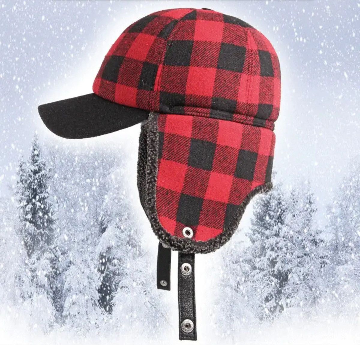 Other Unisex Bomber Hat Cap Winter Outdoor Warm Baseball Cap Hat Size ONE SIZE - 1 Thumbnail