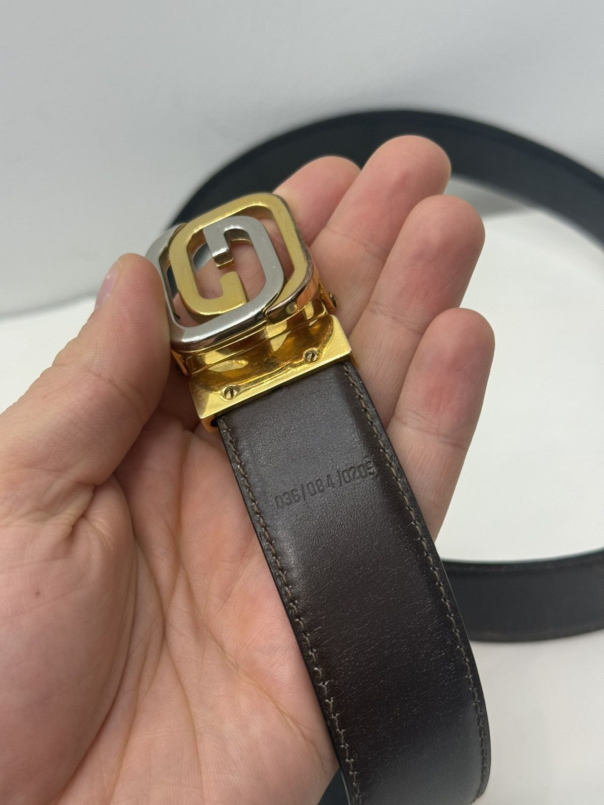 Gucci Gucci Reversible Leather Belt Size ONE SIZE - 2 Thumbnail