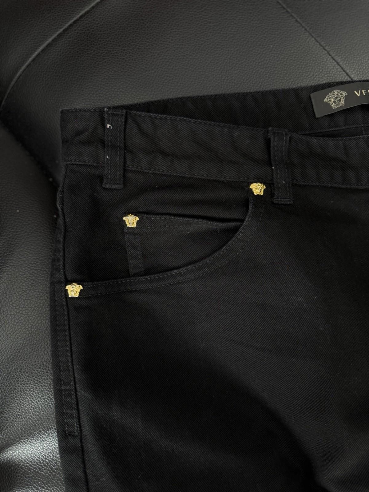 Versace Versace Men Black Jeans Versace Logo Size 34 Waist 950$ Size US 34 / EU 50 - 7 Thumbnail