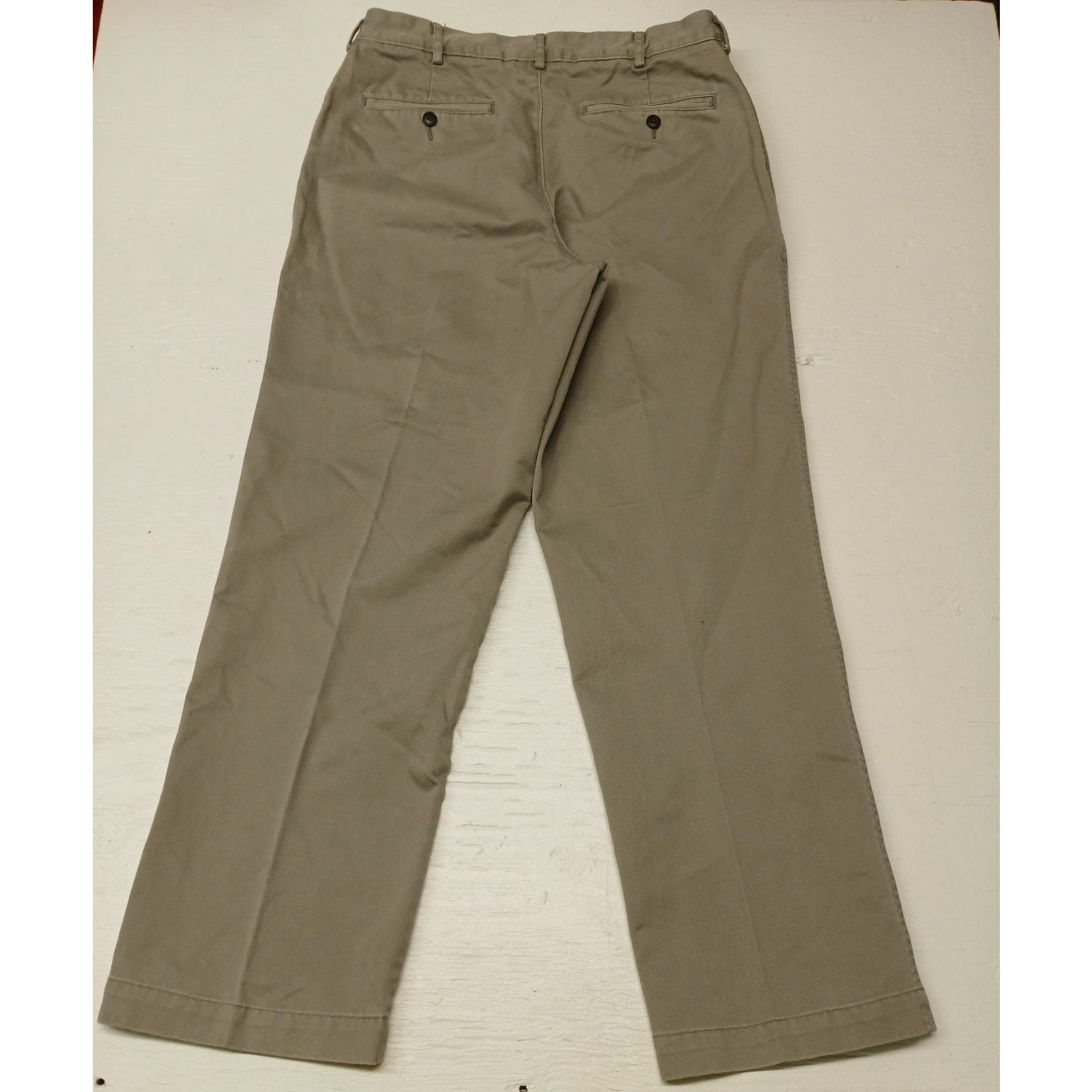 Roundtree & Yorke Roundtree & Yorke (34x30) Beige Vintage Wide Leg Khaki Pants Size US 34 / EU 50 - 5 Thumbnail