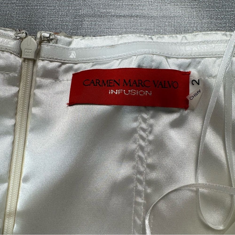 Other NWT New Carmen Marc Valvo Infusion Off-The-Shoulder Maxi Dr Size XS / US 0-2 / IT 36-38 - 6 Thumbnail