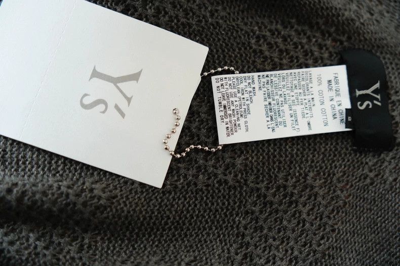 Y's Y's 16 SS vintage carbon grey draped cardigan shirt Size M / US 6-8 / IT 42-44 - 9 Thumbnail