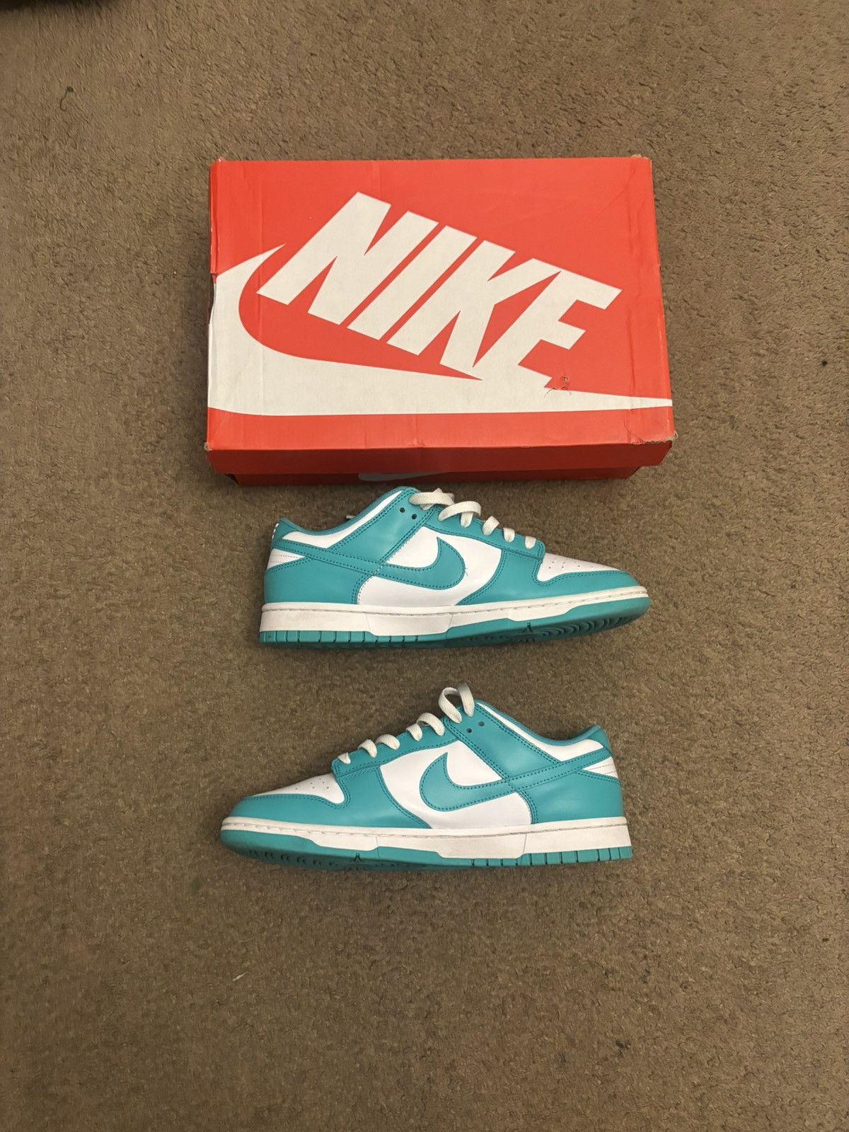 Jordan Brand Nike dunk low “clear jade” Size US 10 / EU 43 - 1 Thumbnail