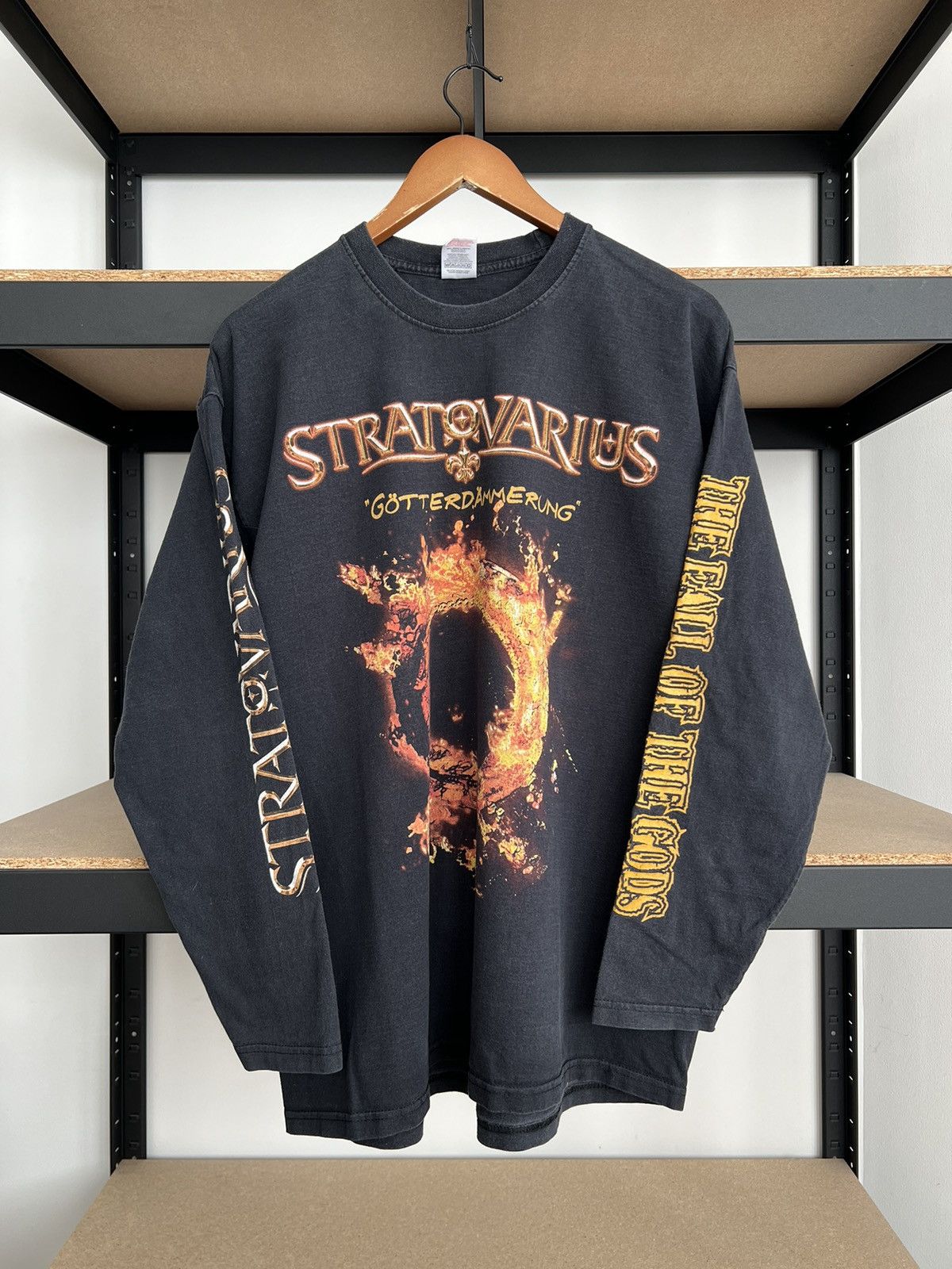 Band Tees Vintage 2005 Stratovarius Gotterdammerung Monster Metal Size US XL / EU 56 / 4 - 1 Thumbnail