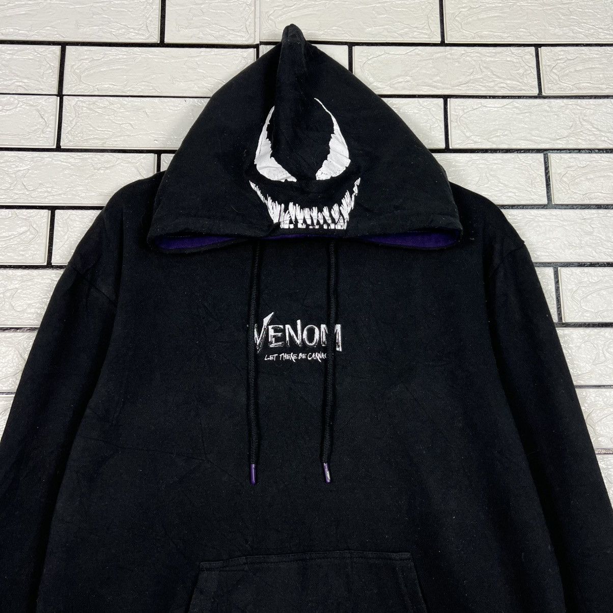 Marvel Comics MARVEL VENOM Pullover Hoodie Sweatshirt #4306-C195 Size US L / EU 52-54 / 3 - 2 Thumbnail