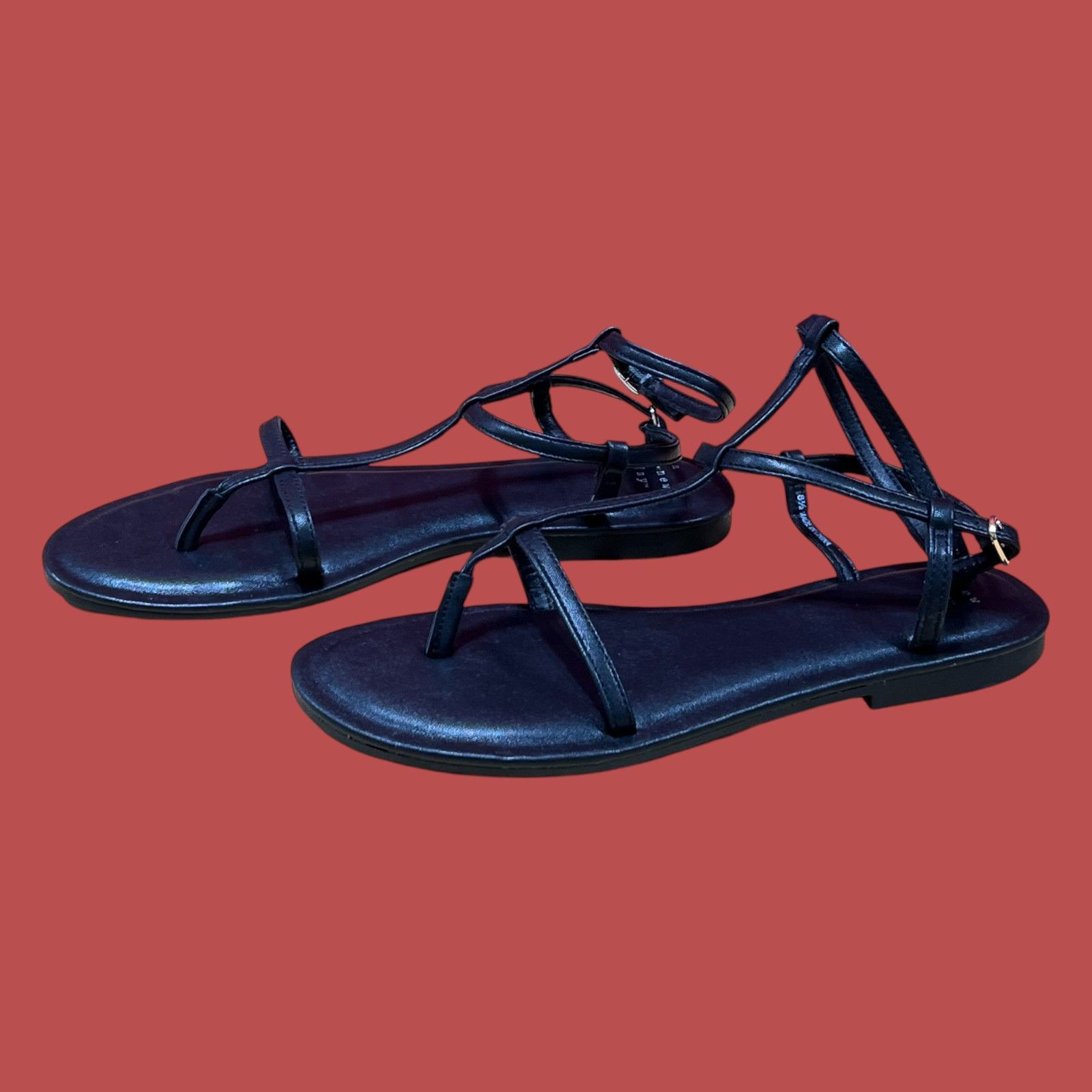 Other A New Day - Women's Gillian Gladiator Sandals - Black - 8 1/ Size US 8.5 / IT 38.5 - 3 Thumbnail