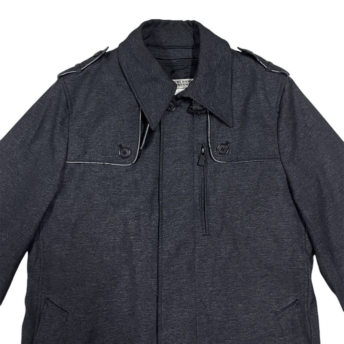 Designer × Katharine Hamnett London Katharine hamnett london trench coat dark gray Size US L / EU 52-54 / 3 - 4 Thumbnail