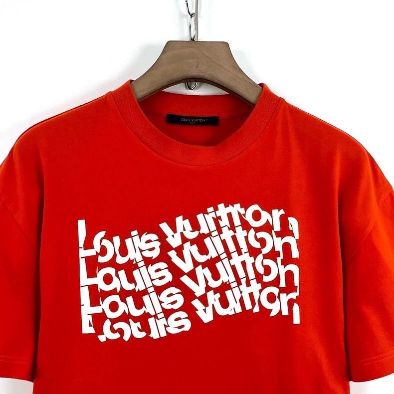 Louis Vuitton Louis Vuitton Orange wave bullet screen logo knitted short Size US M / EU 48-50 / 2 - 4 Thumbnail