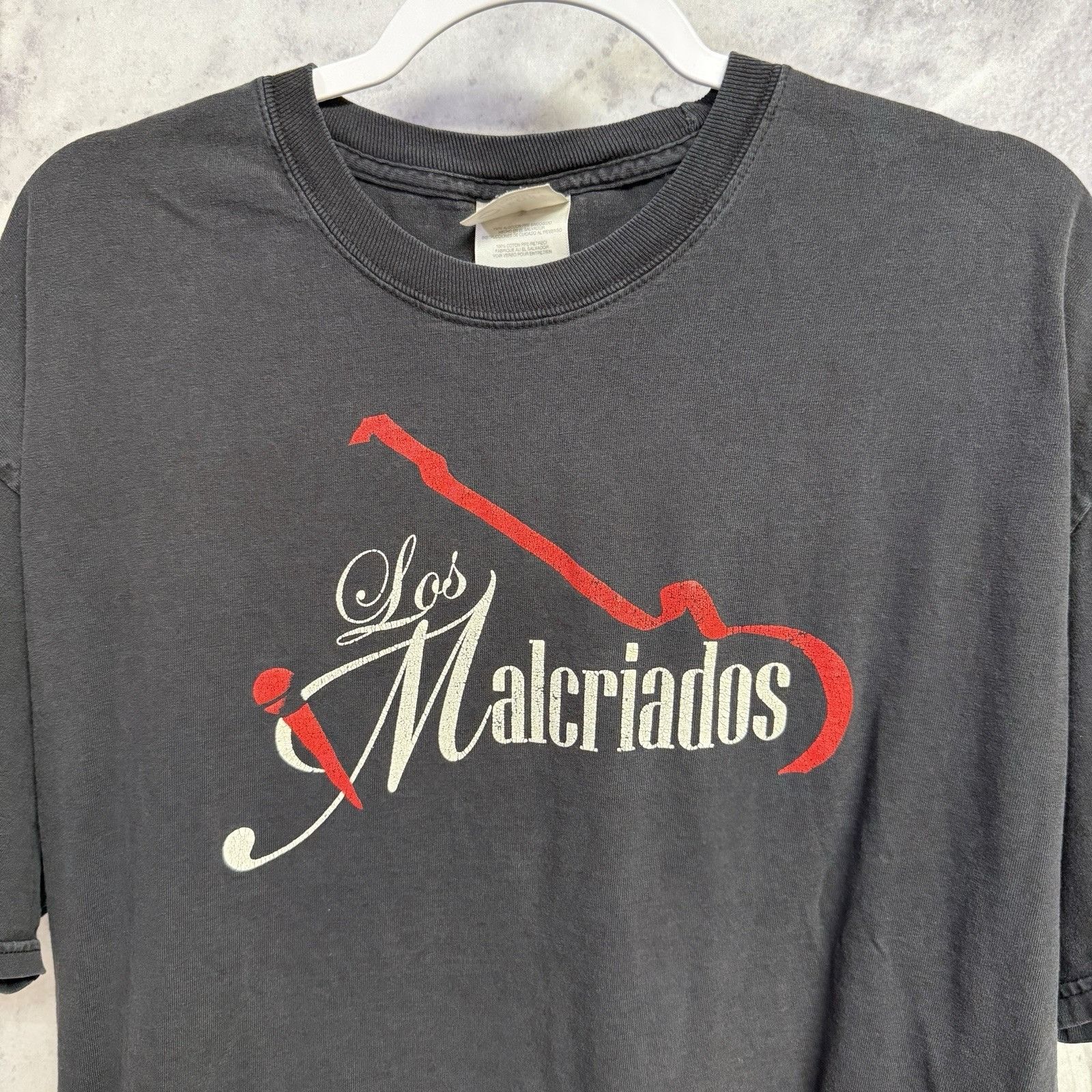 Band Tees Vintage Los Malcriados T Shirt Mens XL Black Size US XL / EU 56 / 4 - 1 Thumbnail