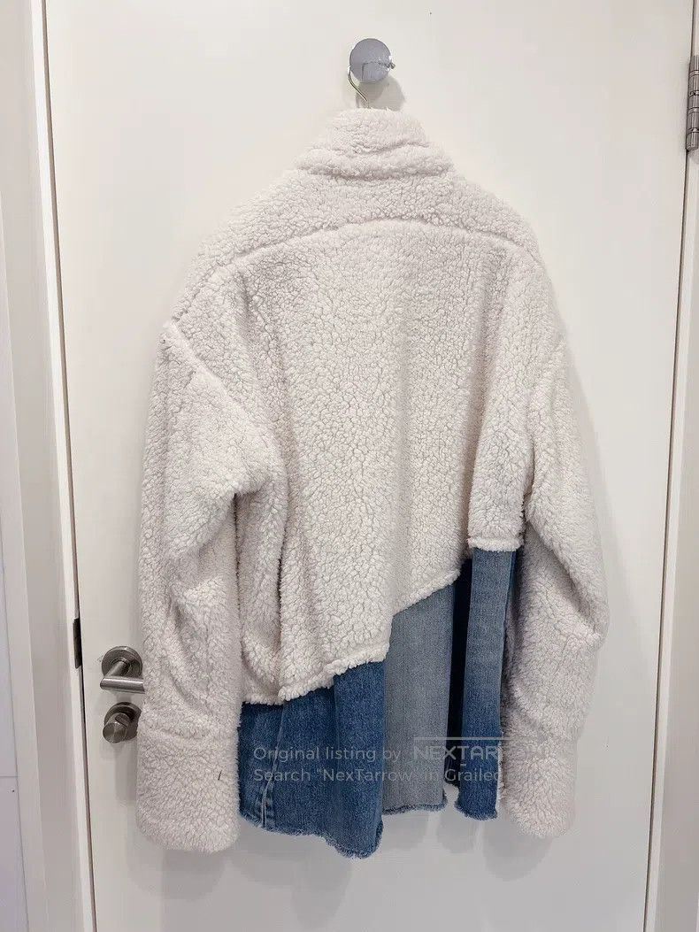Greg Lauren Greg Lauren Sheepskin Denim Patchwork Jacket Top Size US M / EU 48-50 / 2 - 2 Thumbnail