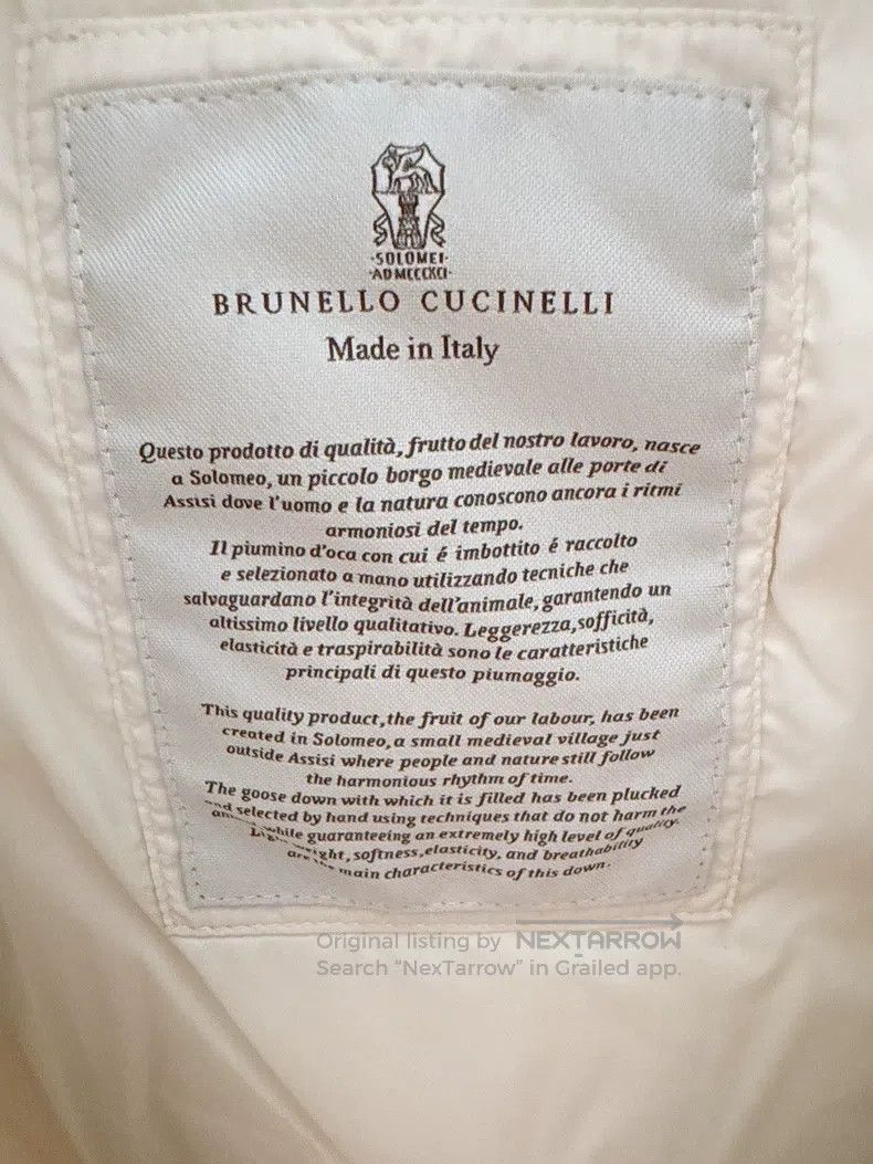 Brunello Cucinelli Brunello Cucinelli Beige Sequin Knit Puffer Vest Size XS / US 0-2 / IT 36-38 - 5 Thumbnail