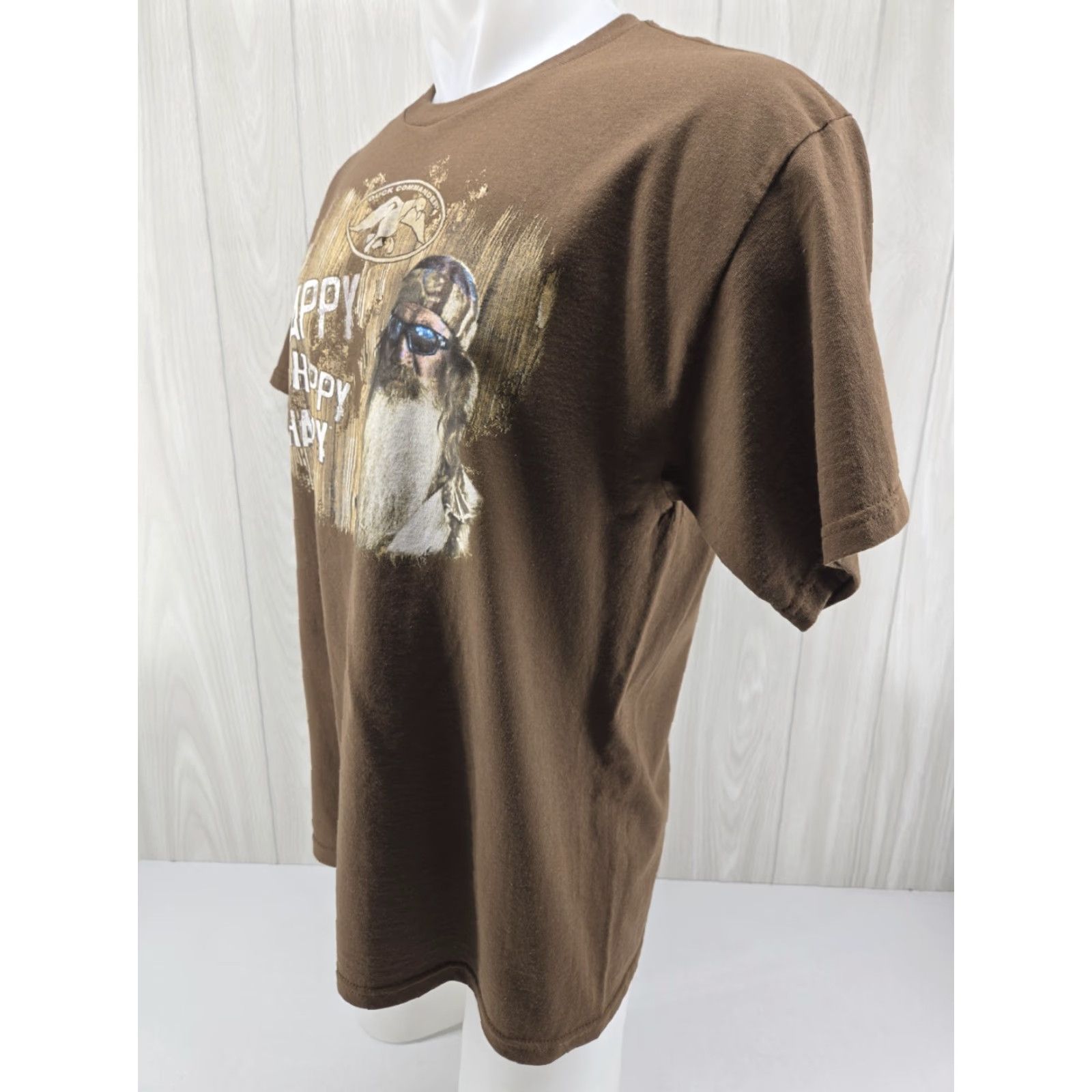 Vintage VTG Duck Commander T-Shirt Phil Robertson Brown Graphic Tee Men's Size Large Size US L / EU 52-54 / 3 - 4 Thumbnail