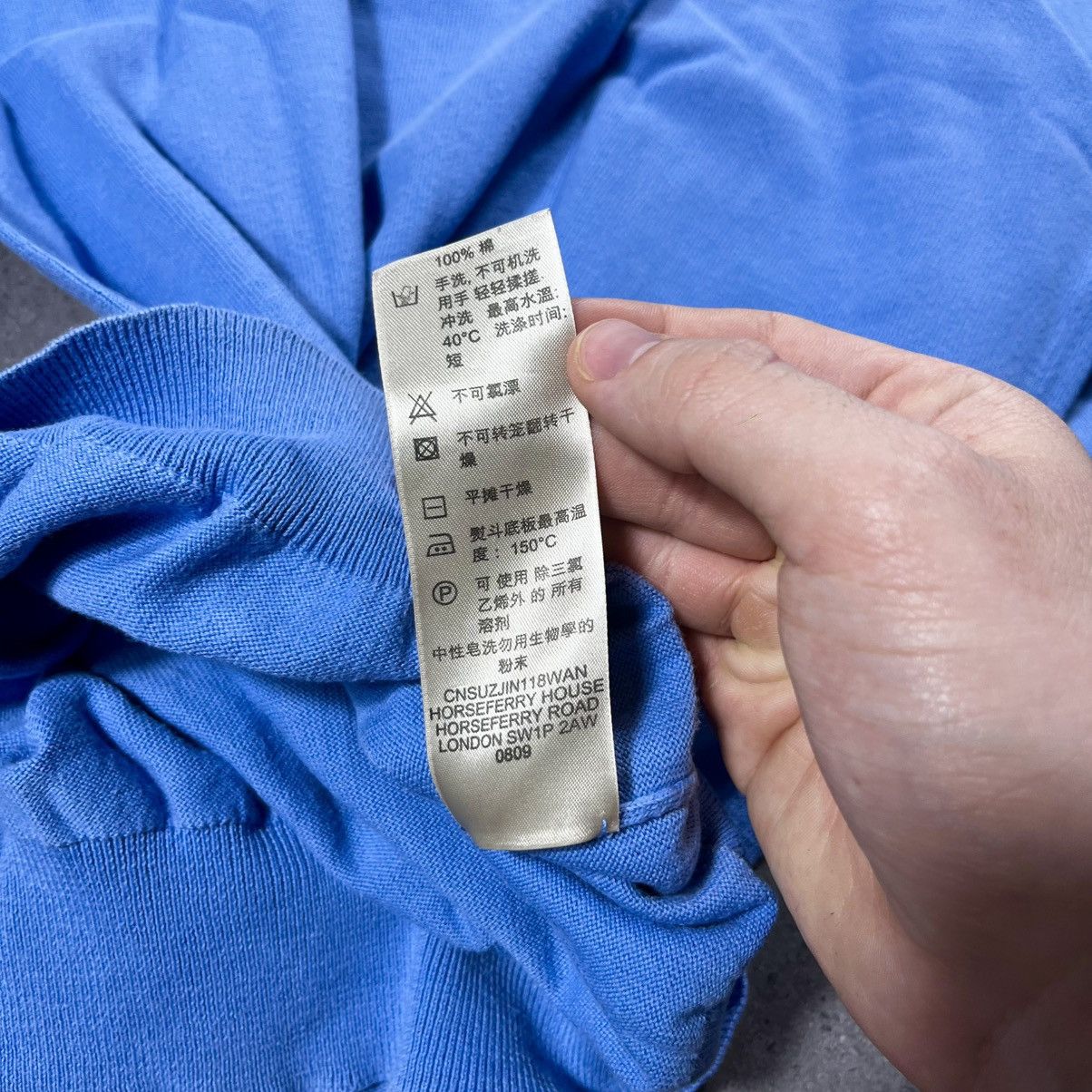 Burberry Burberry Brit 00s Vintage Small Pony Knit Sweater Old Money Size US XL / EU 56 / 4 - 17 Thumbnail