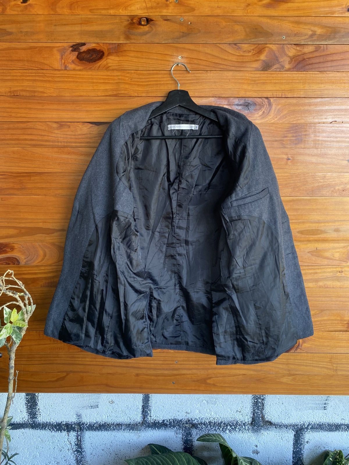 JOHN LAWRENCE SULLIVAN John Lawrence Sullivan Grey Wool Blend Tailored Jacket Size XS / US 0-2 / IT 36-38 - 8 Thumbnail