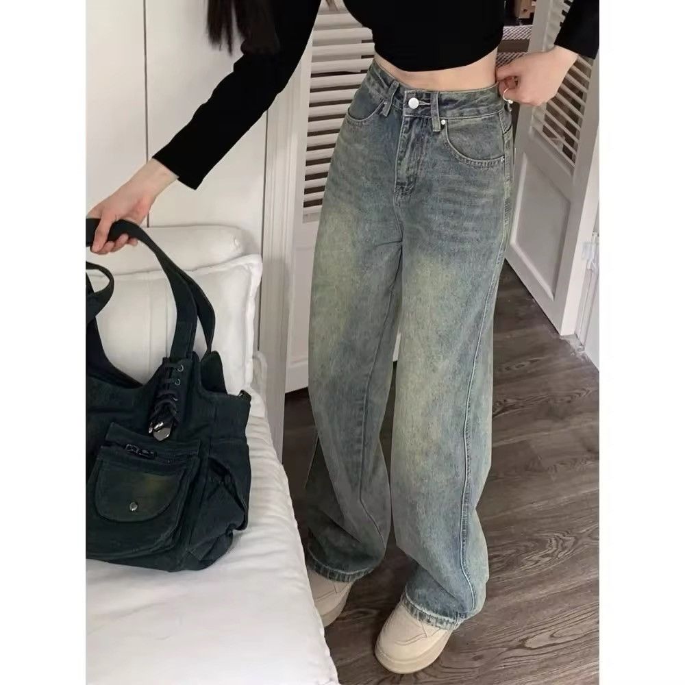 Designer × Vintage Deeptown Y2k Baggy Wide Leg Jeans Women Size 25" / US 0 / IT 36 - 4 Thumbnail