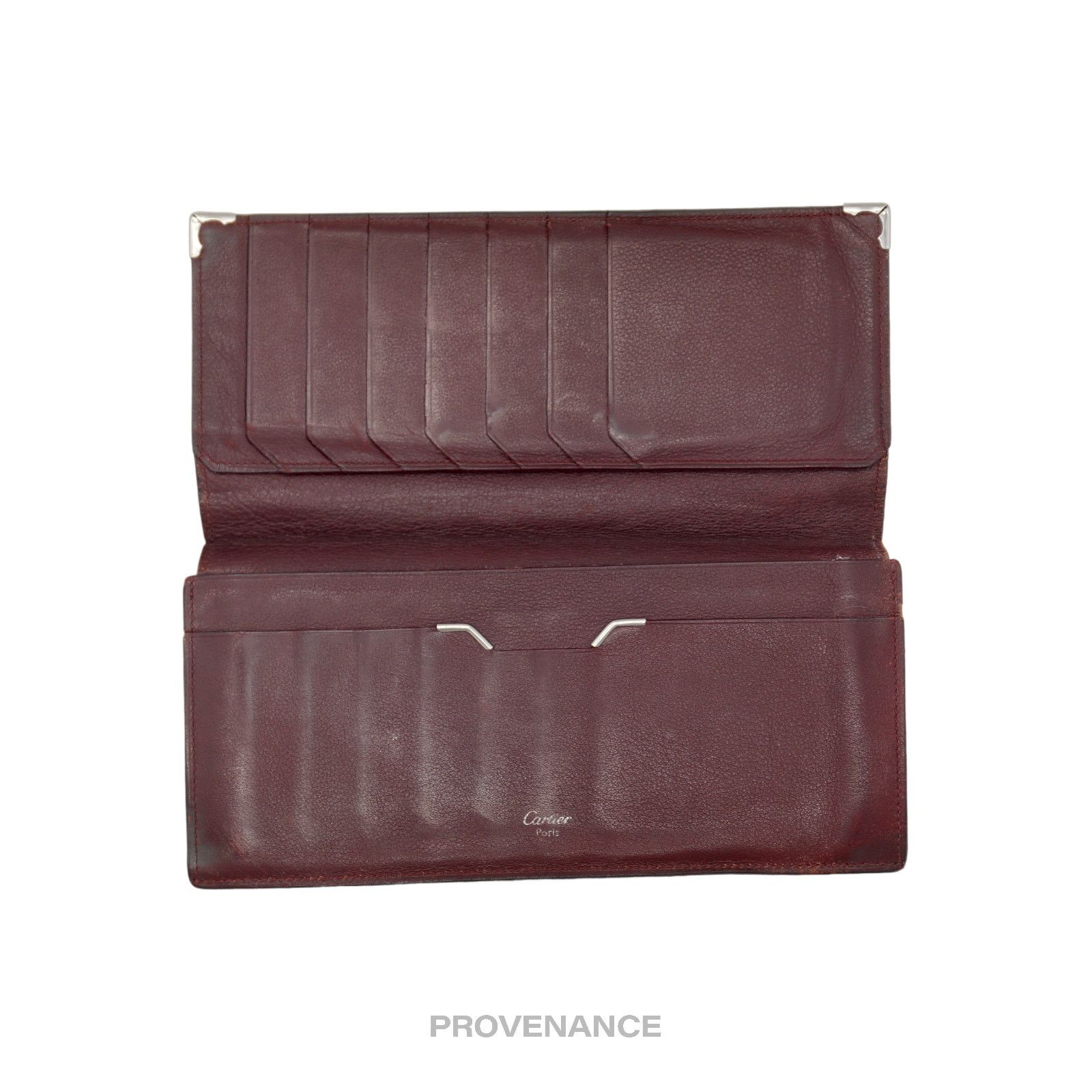 Cartier 🔴 Cartier Long Wallet - Black Calfskin Leather Size ONE SIZE - 4 Thumbnail