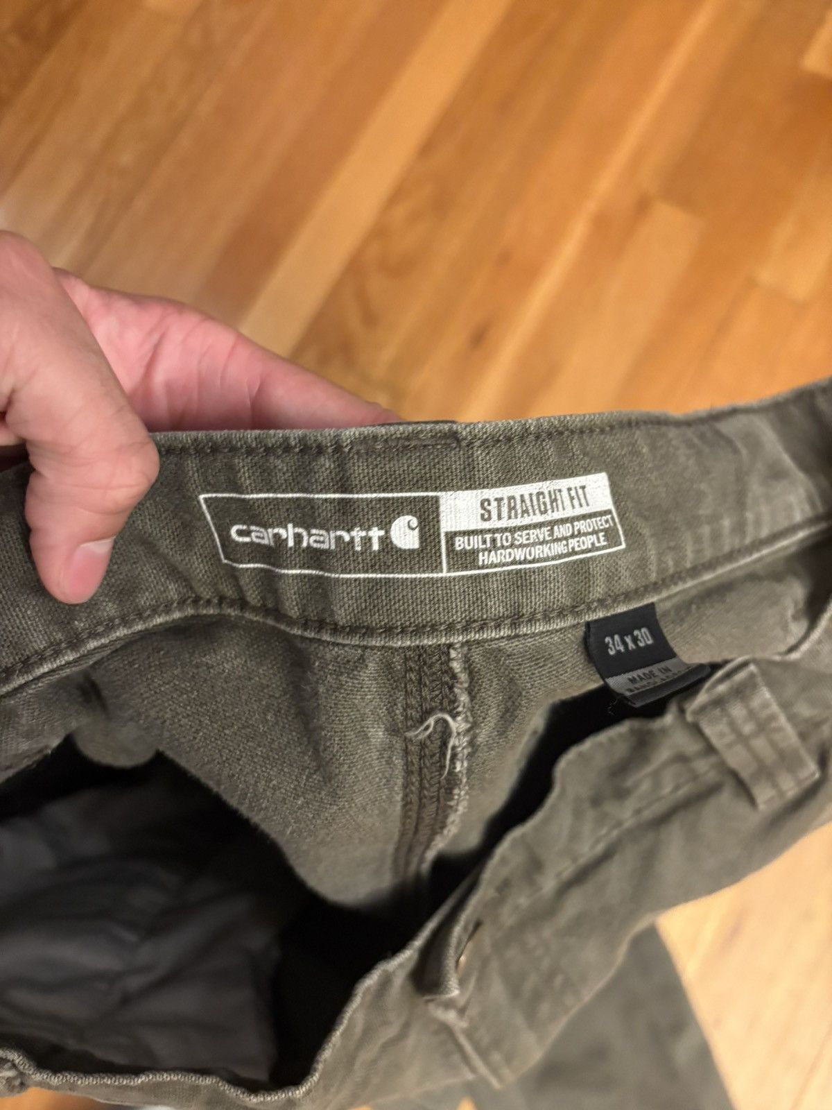Carhartt Distressed Carhartt Double Knees Size US 33 - 3 Thumbnail