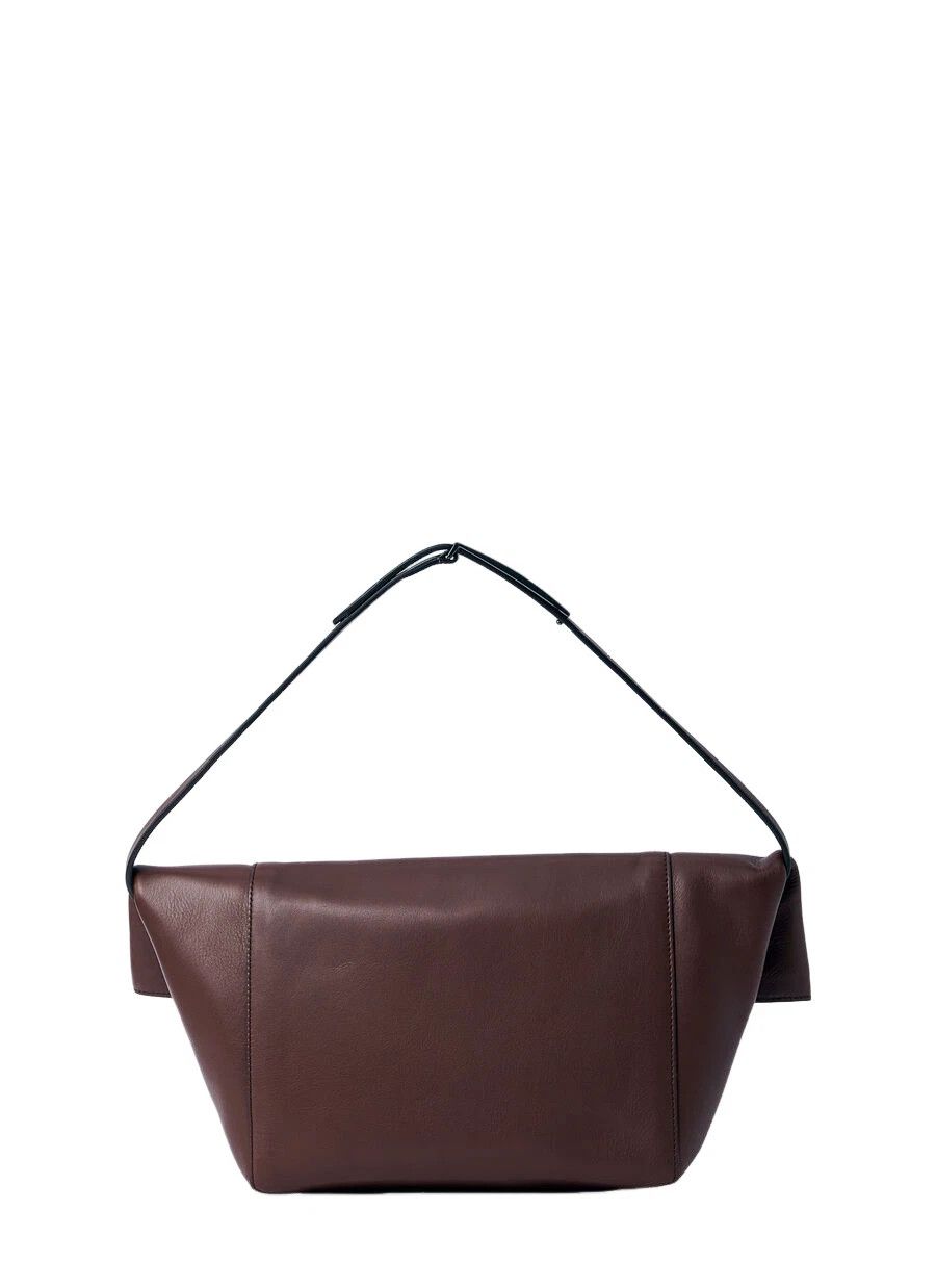 Max Mara MAX MARA Brown Leather Shoulder Bag New And Authentic Size ONE SIZE - 2 Thumbnail