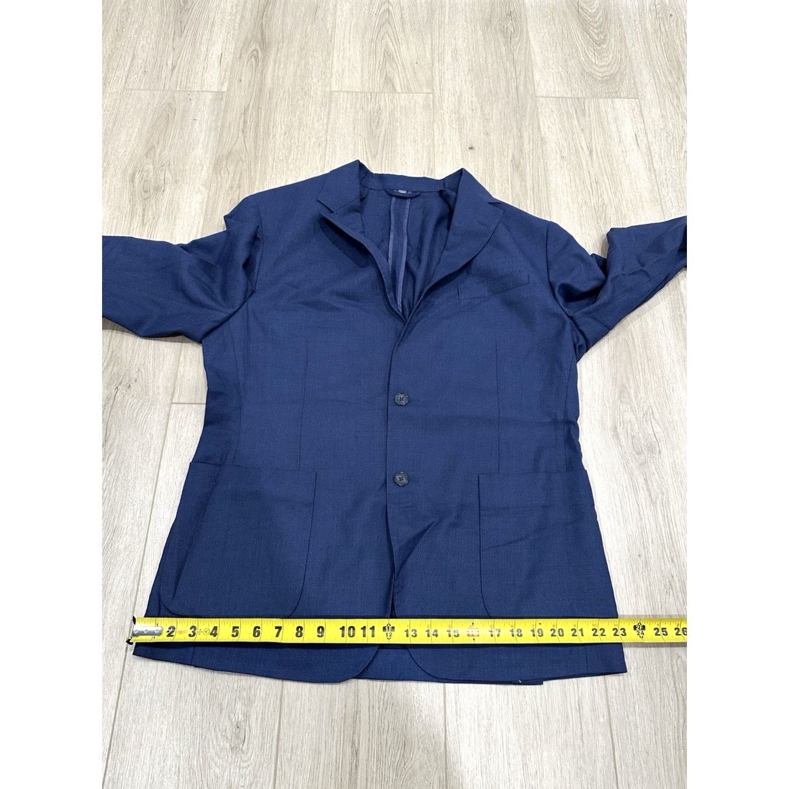 Bonobos Bonobos Vitale Standard Fit Blazer Mens 44R Navy Unstructured Size 44R - 7 Thumbnail